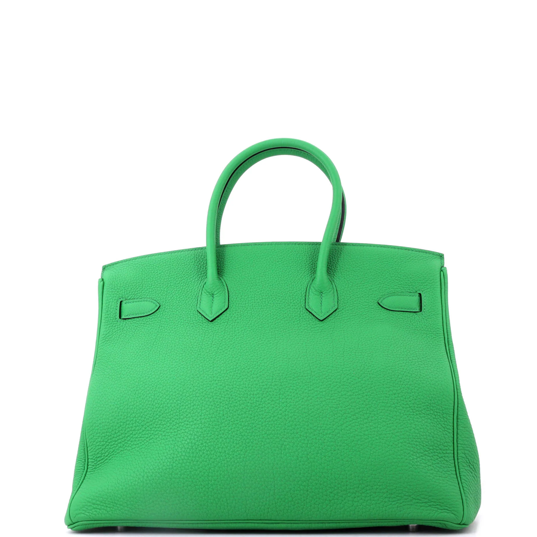 Birkin Handbag Bamboo Togo with Palladium Hardware 35 - Image 3