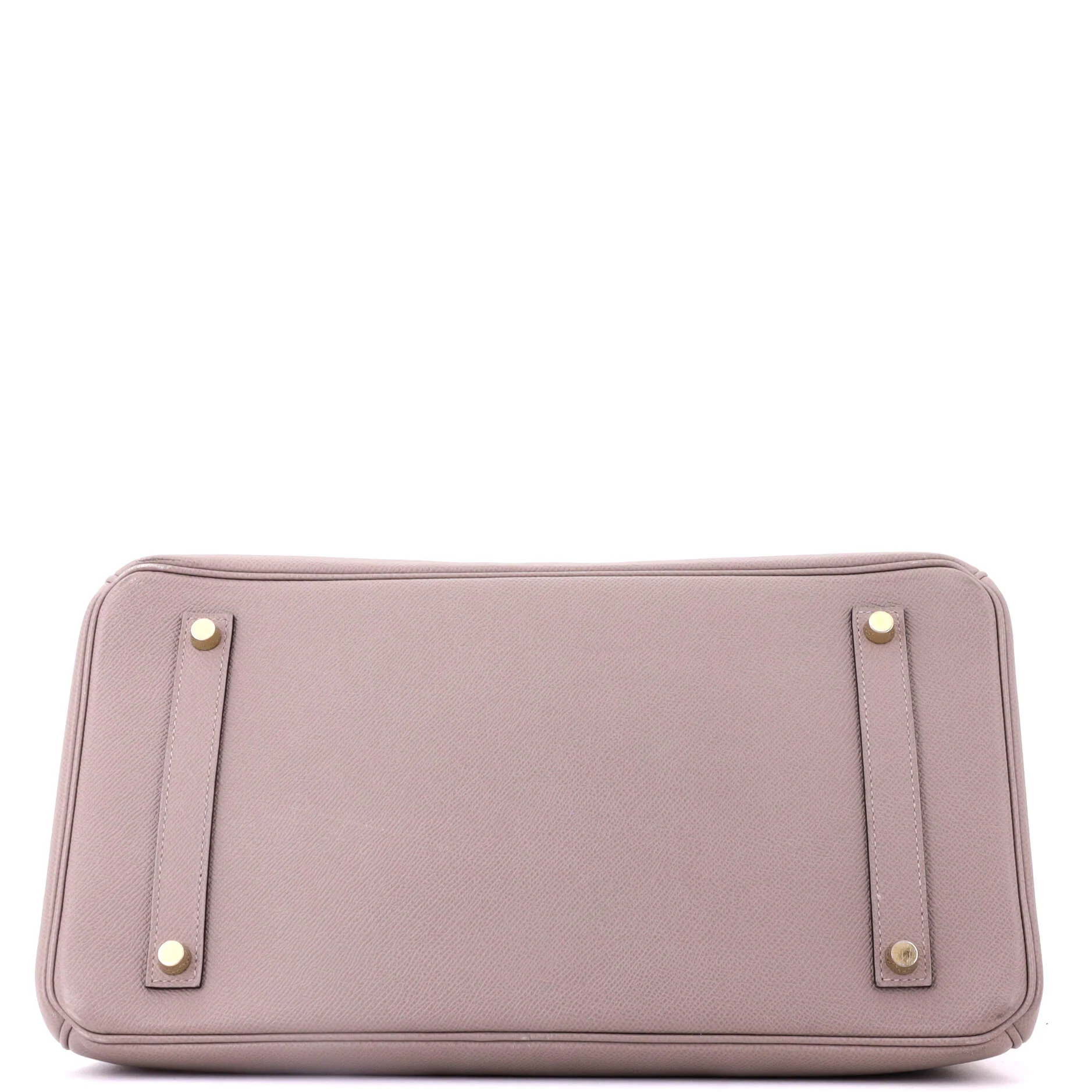 Birkin Handbag Grey Epsom with Gold Hardware 35 - Image 5
