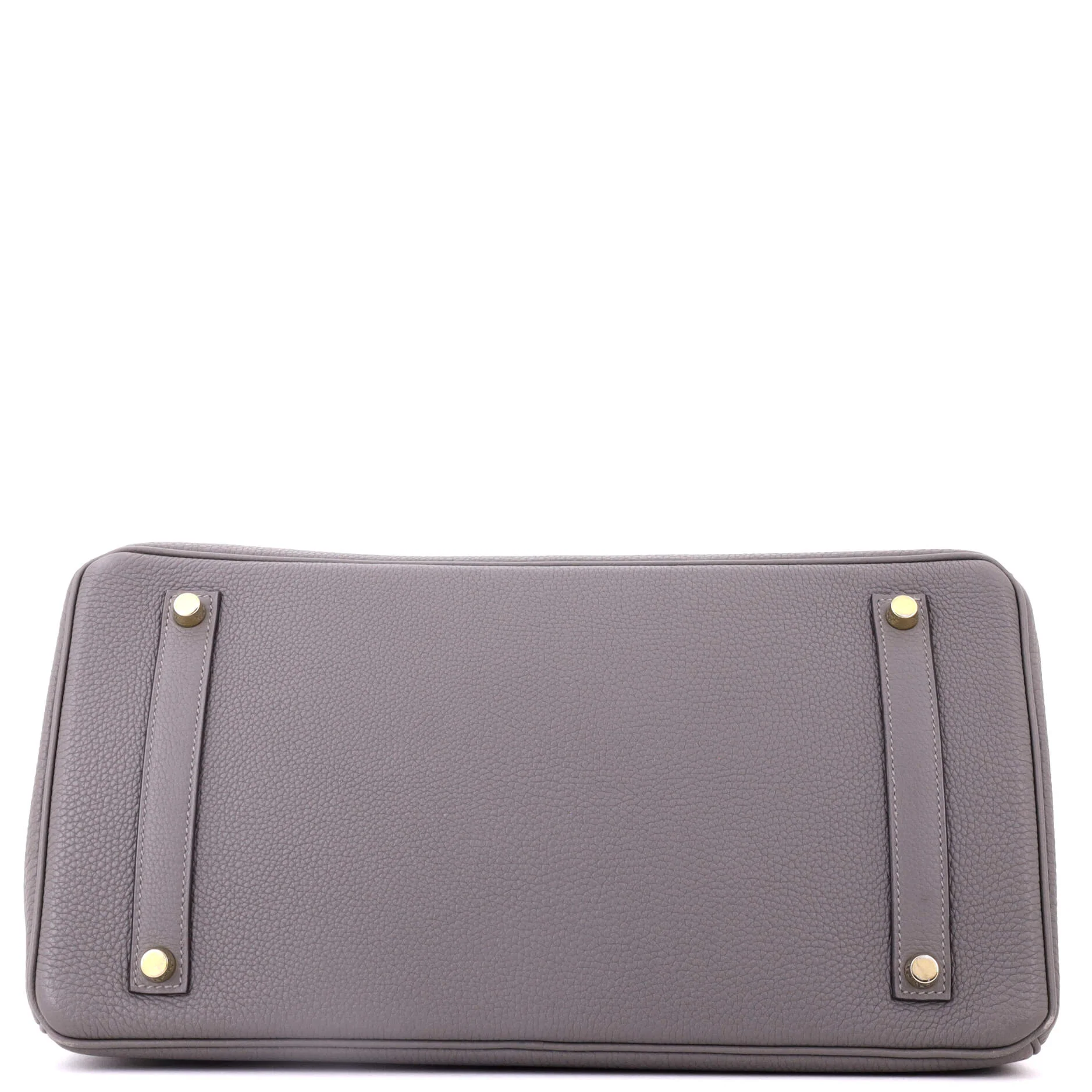 Birkin Handbag Grey Togo with Gold Hardware 35 - Image 5