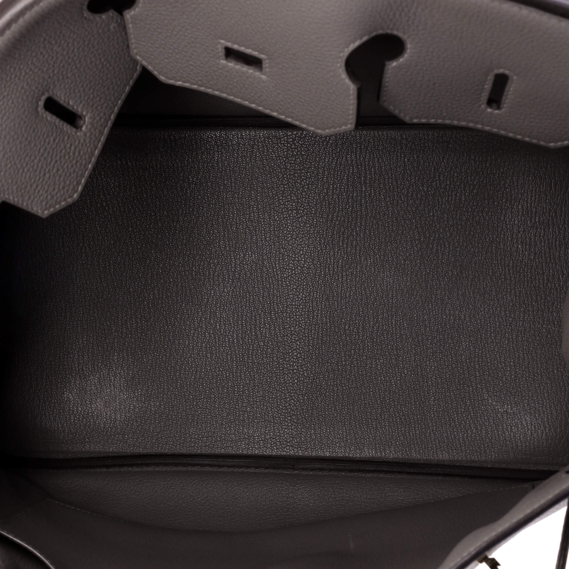 Birkin Handbag Grey Togo with Gold Hardware 35 - Image 6