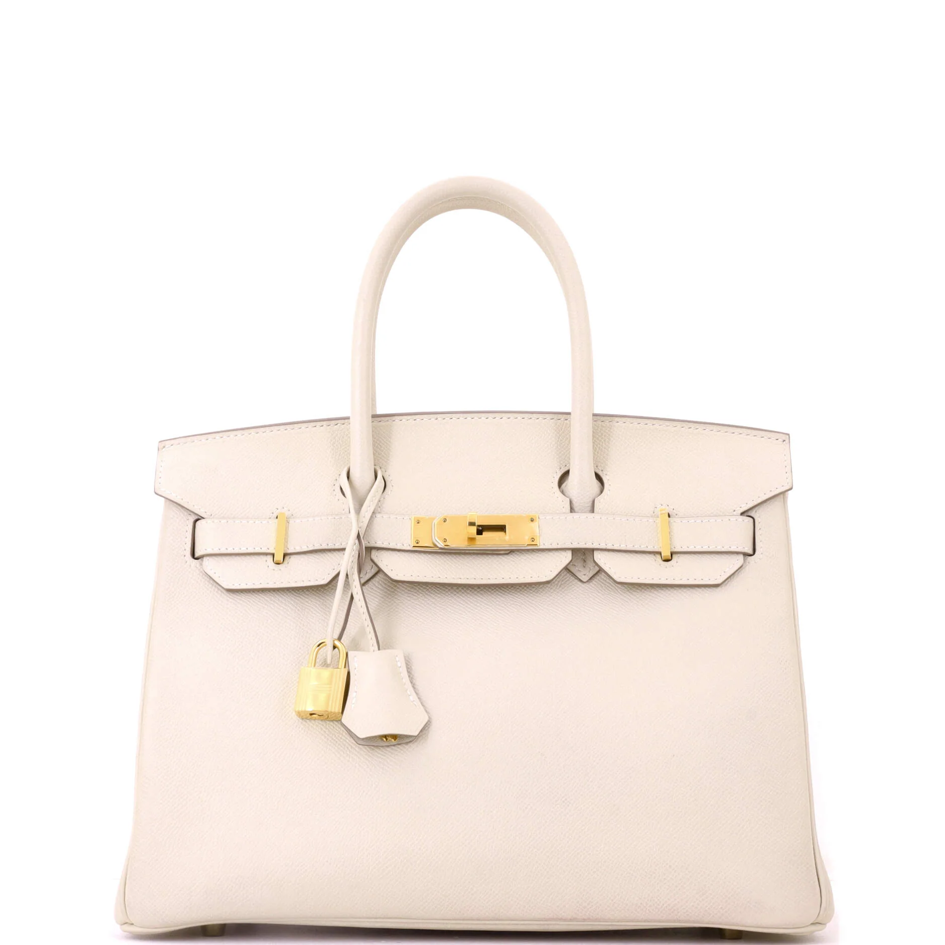 Birkin Handbag Light Epsom with Gold Hardware 30