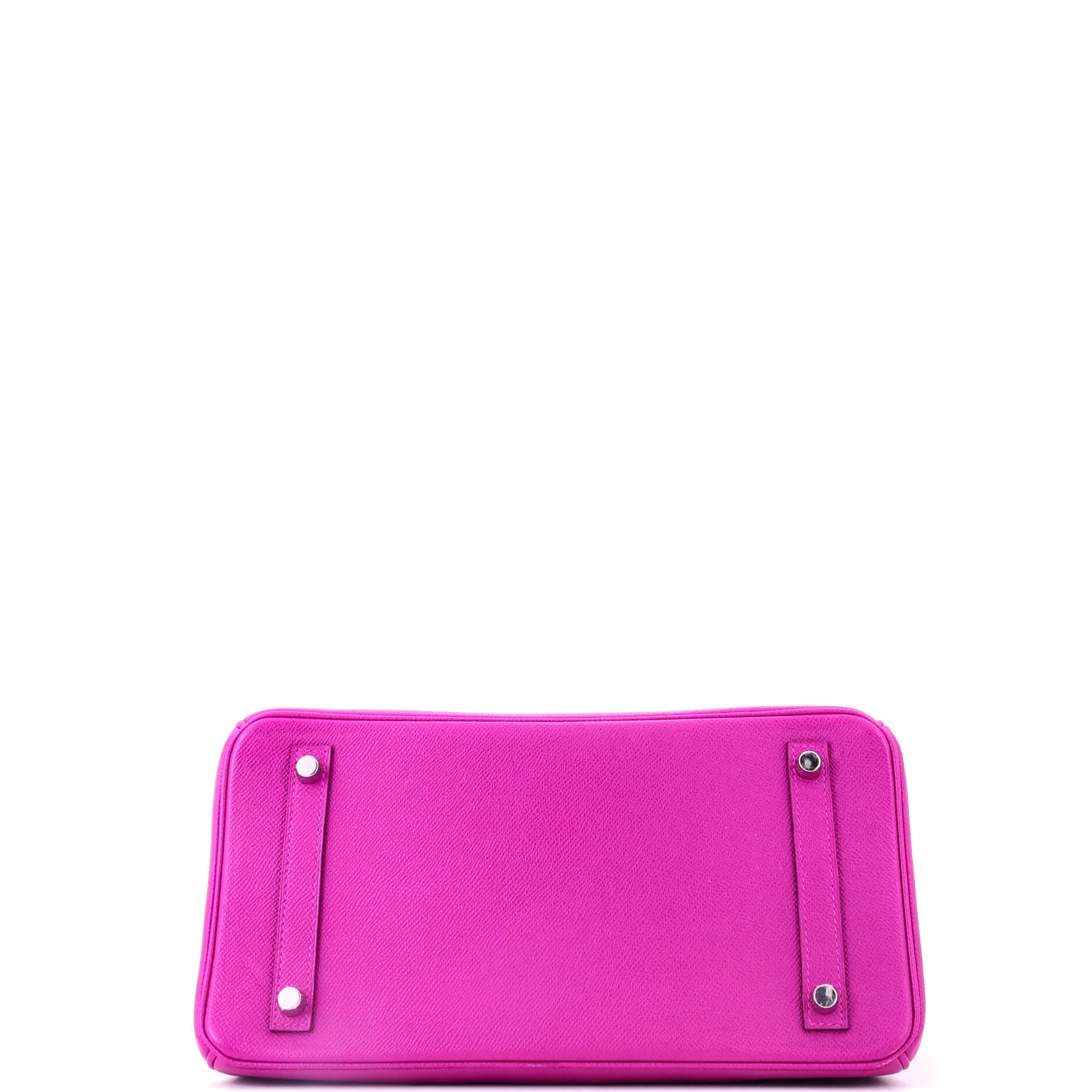 Birkin Handbag Rose Pourpre Epsom with Palladium Hardware 30 - Image 4