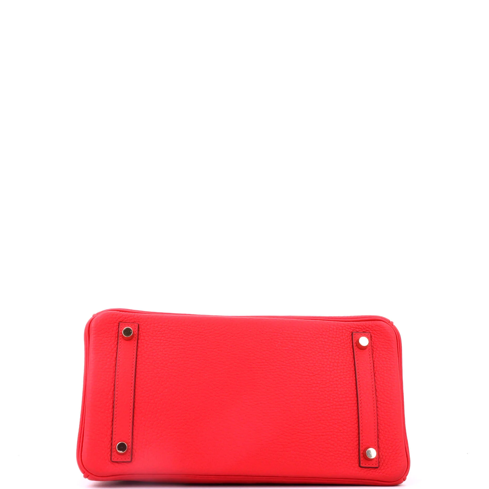 Birkin Handbag Rouge Tomate Clemence with Gold Hardware 30 - Image 5