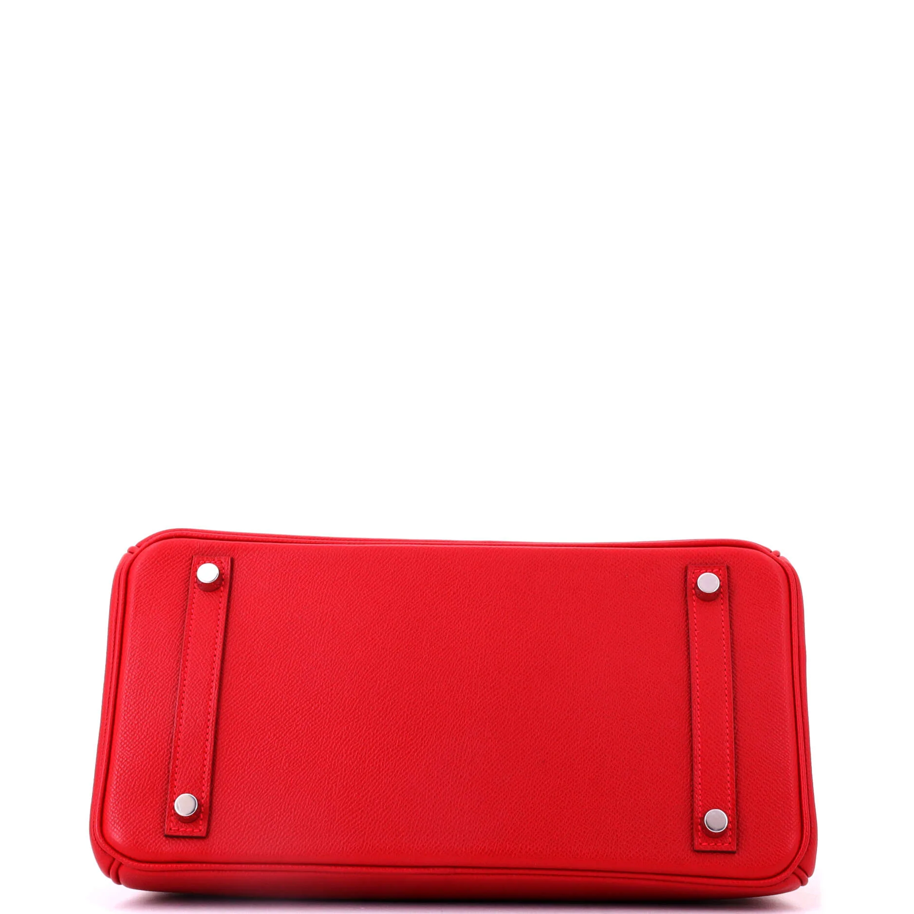 Birkin Handbag Rouge Casaque Epsom with Palladium Hardware 30 - Image 5