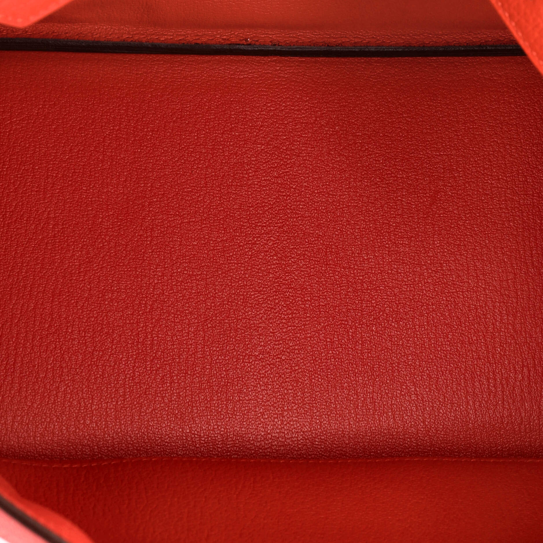 Birkin Handbag Rouge Tomate Clemence with Gold Hardware 30 - Image 7