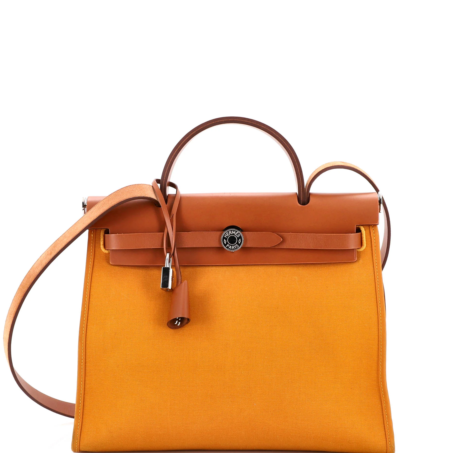 Herbag Zip Leather and Toile 31