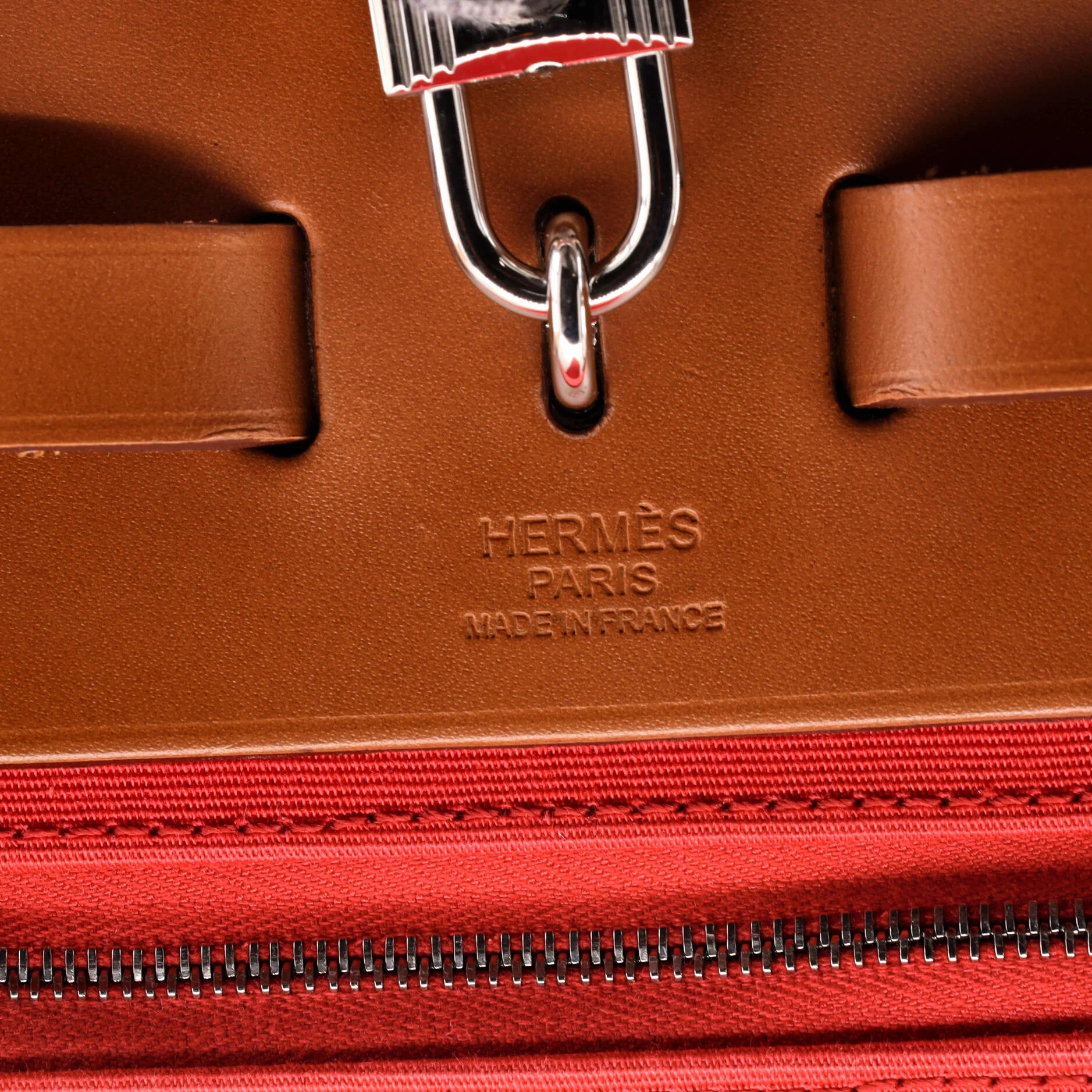 Herbag Zip Leather and Toile 31 - Image 8