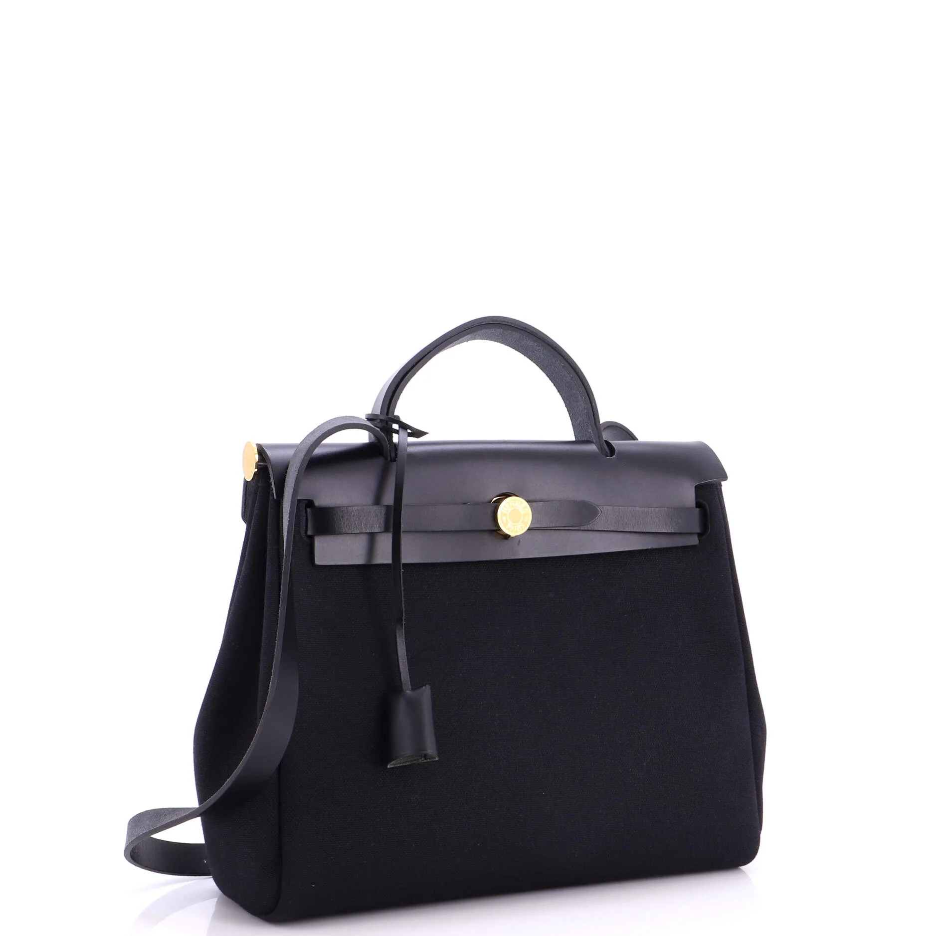 Herbag Zip Leather and Toile 31 - Image 3