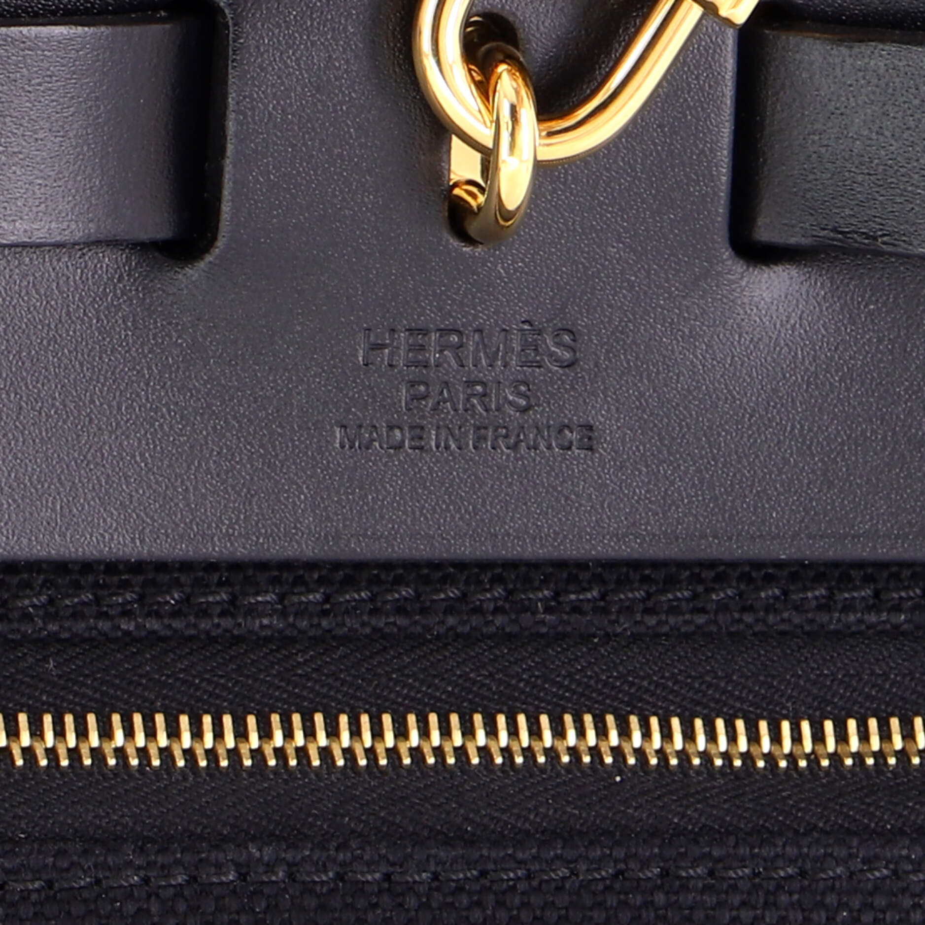 Herbag Zip Leather and Toile 31 - Image 7