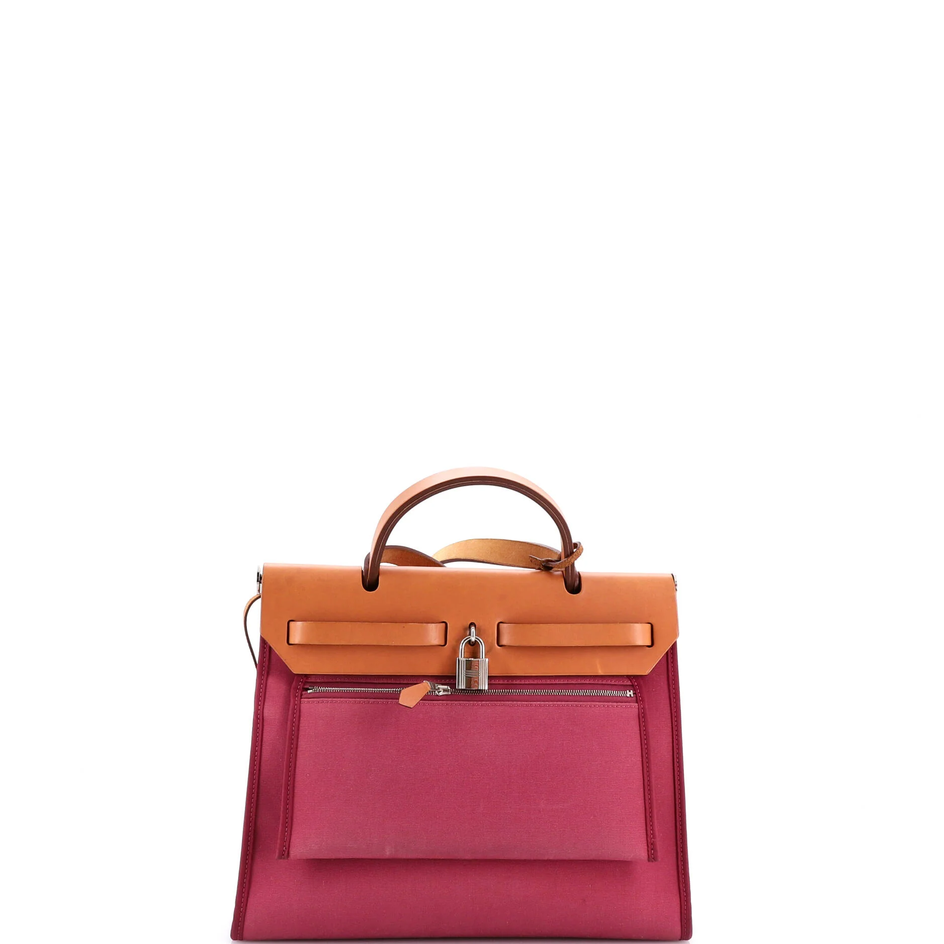 Herbag Zip Leather and Toile 31 - Image 4