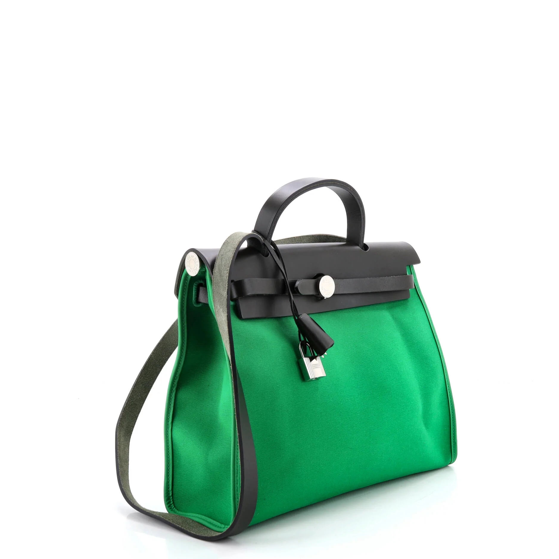 Herbag Zip Leather and Toile 31 - Image 3