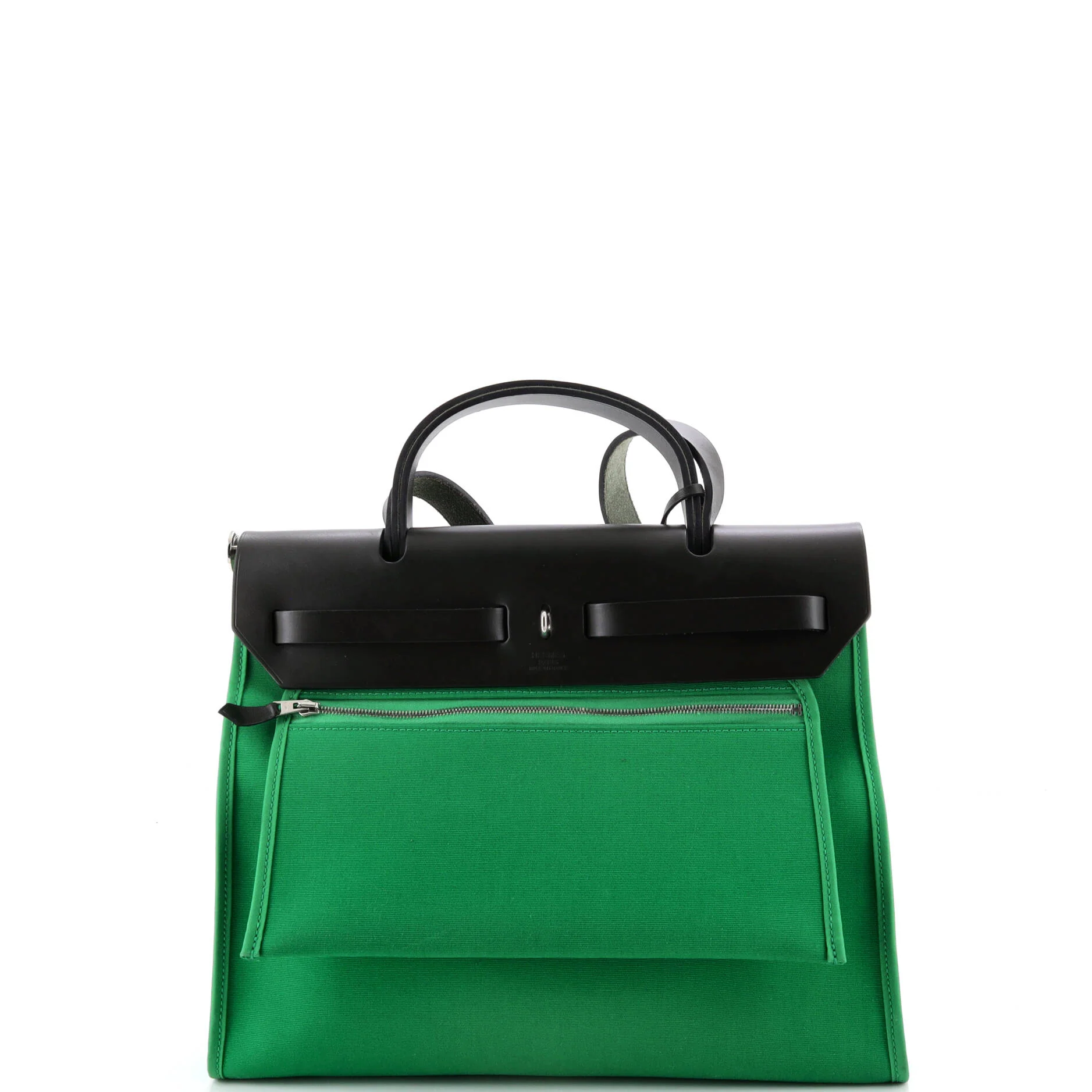 Herbag Zip Leather and Toile 31 - Image 4