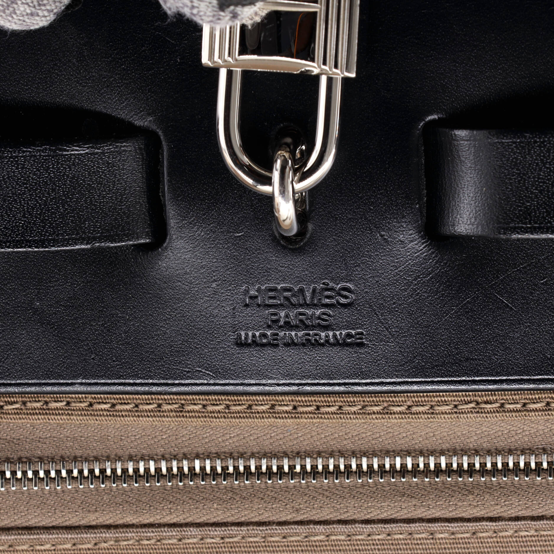 Herbag Zip Leather and Toile 31 - Image 8