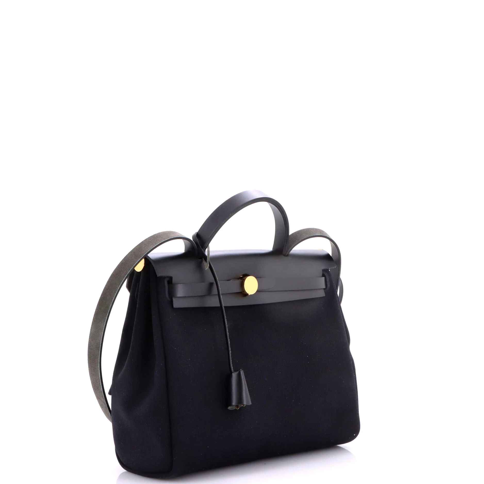 Herbag Zip Leather and Toile 31 - Image 3
