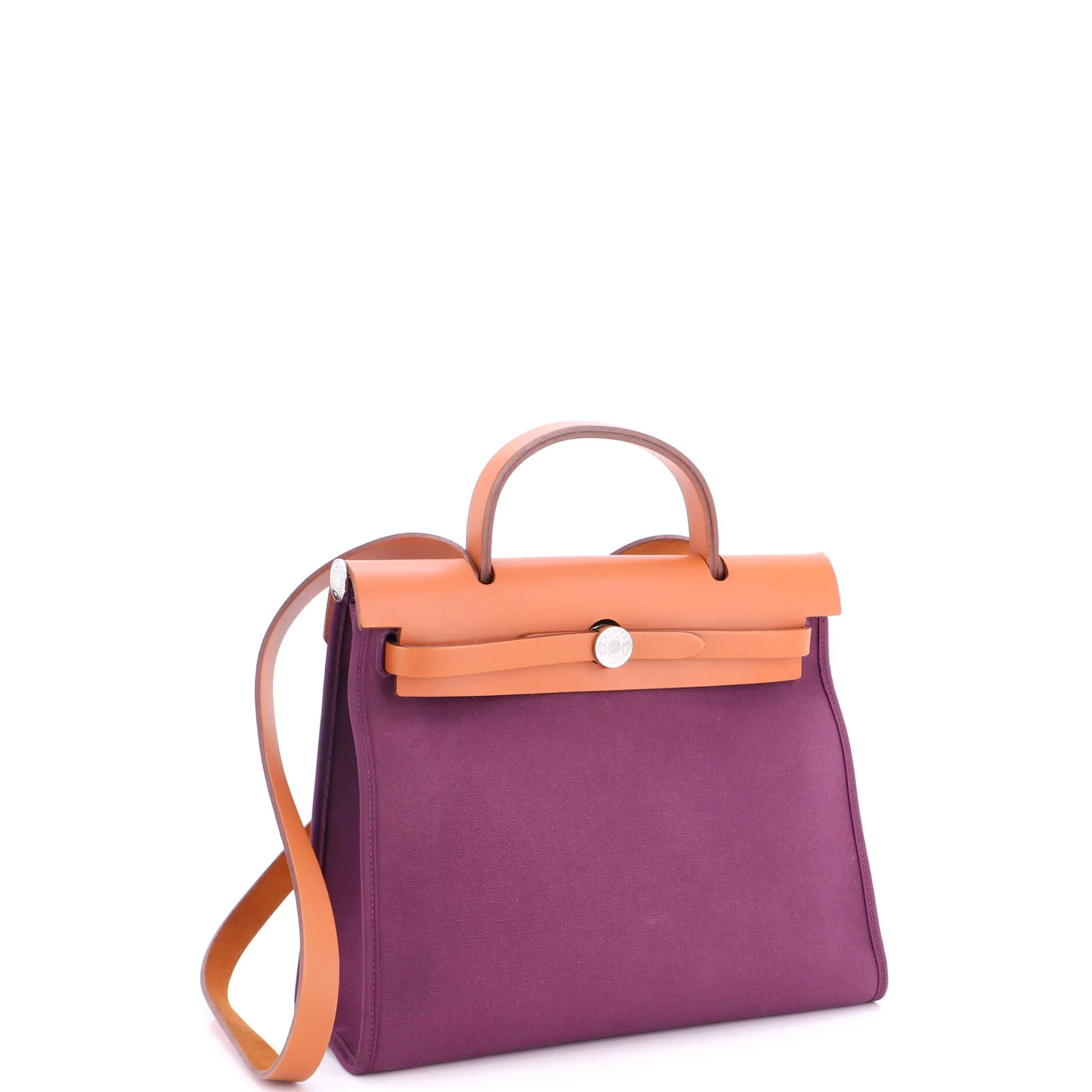 Herbag Zip Leather and Toile 31 - Image 3