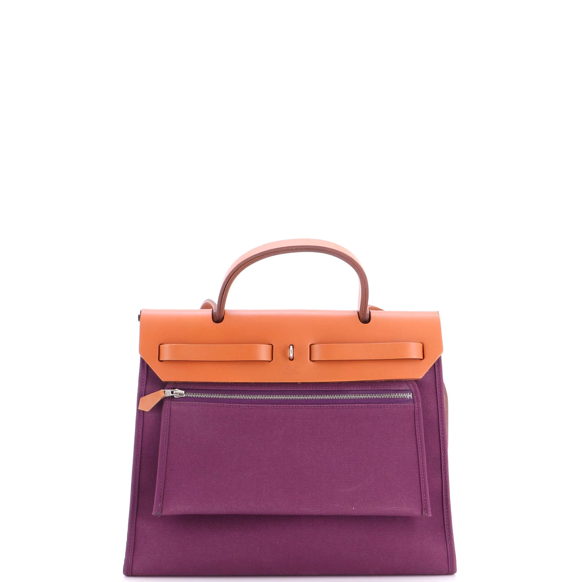 Herbag Zip Leather and Toile 31 - Image 4