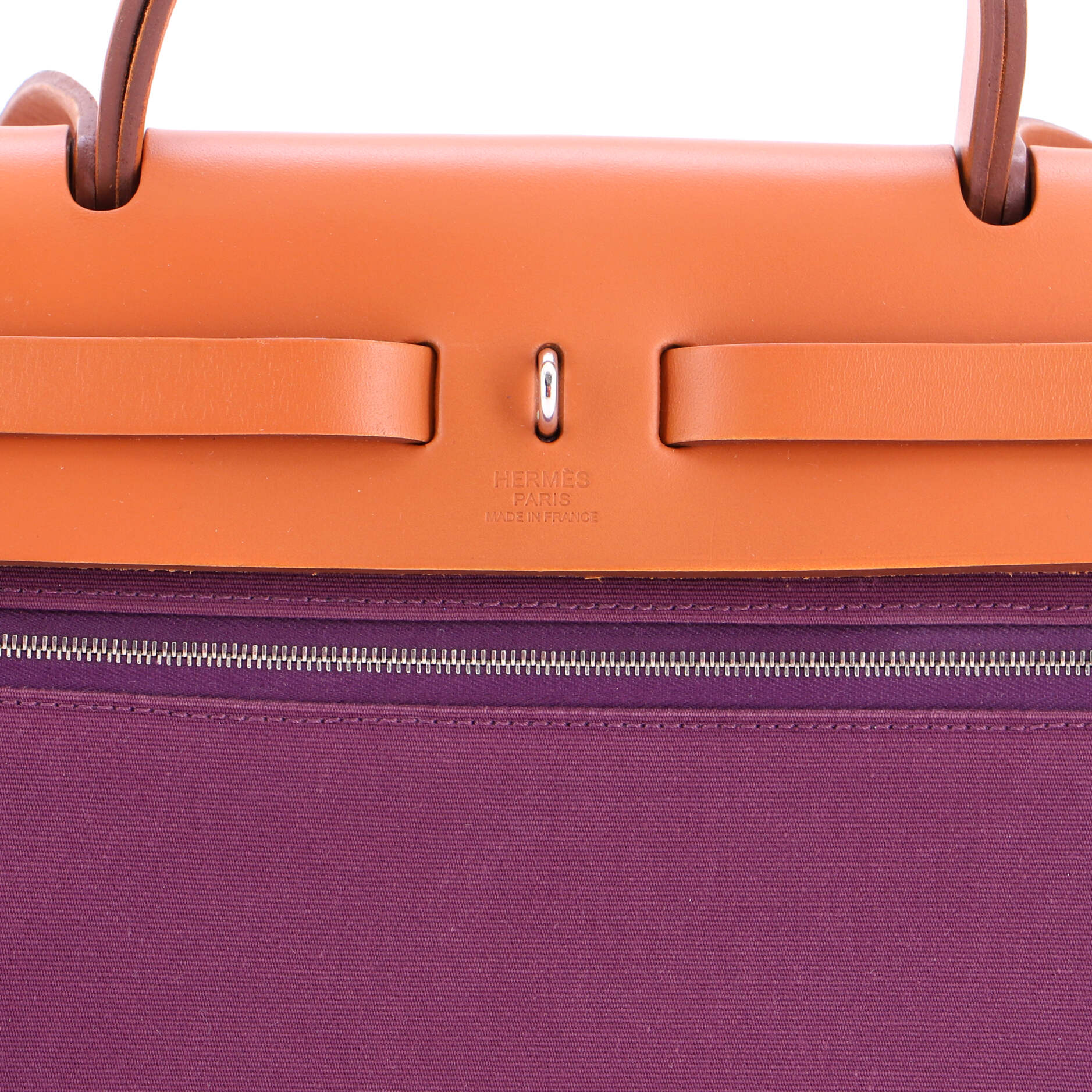 Herbag Zip Leather and Toile 31 - Image 8
