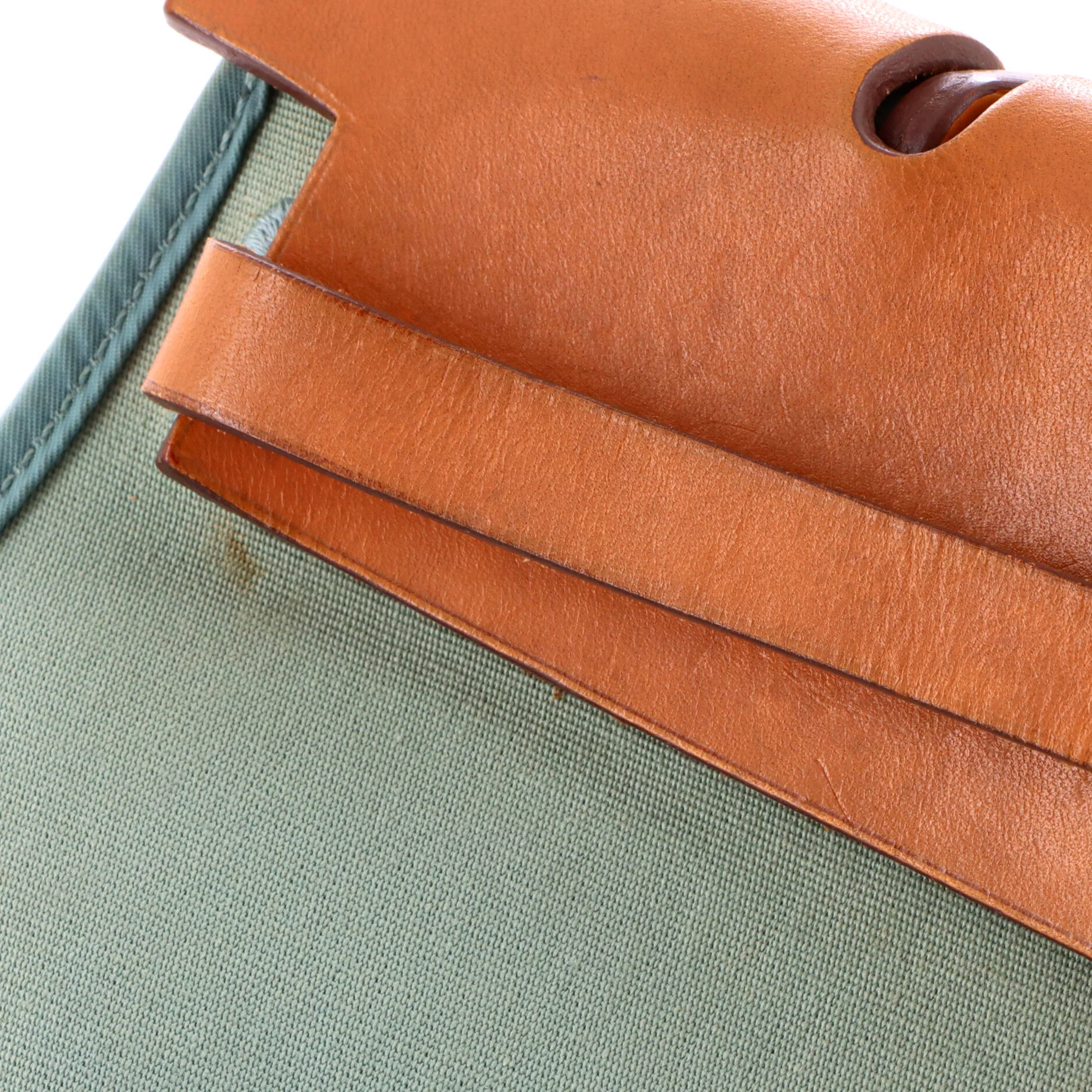 Herbag Zip Leather and Toile 31 - Image 8