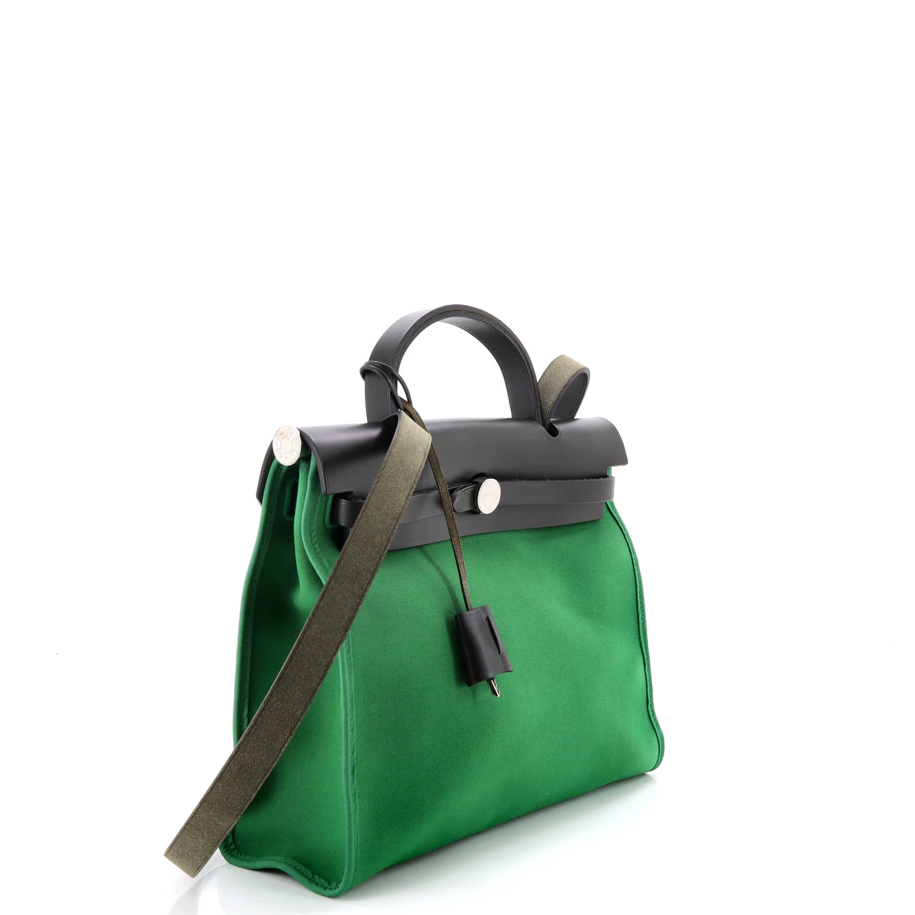 Herbag Zip Leather and Toile 31 - Image 3