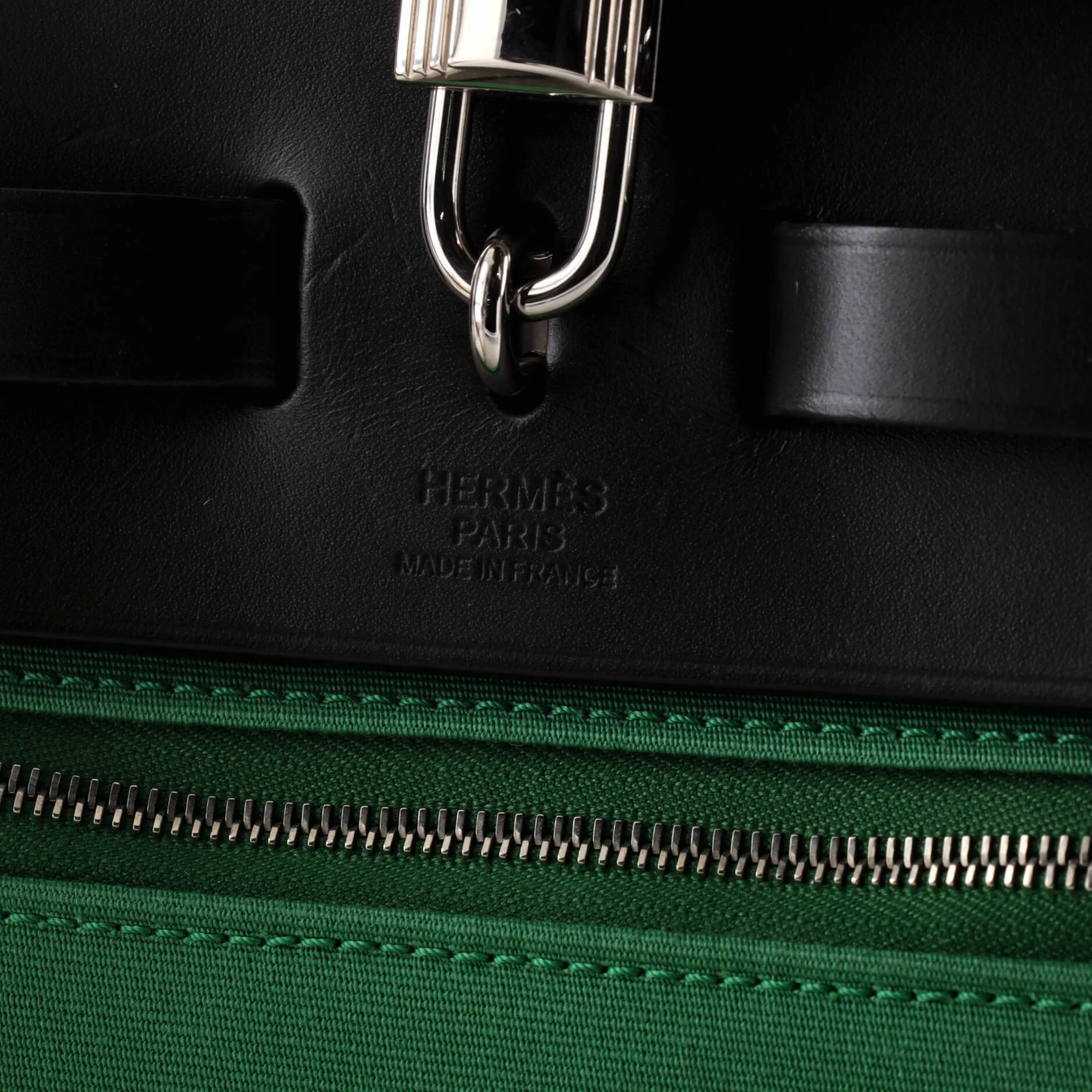 Herbag Zip Leather and Toile 31 - Image 8