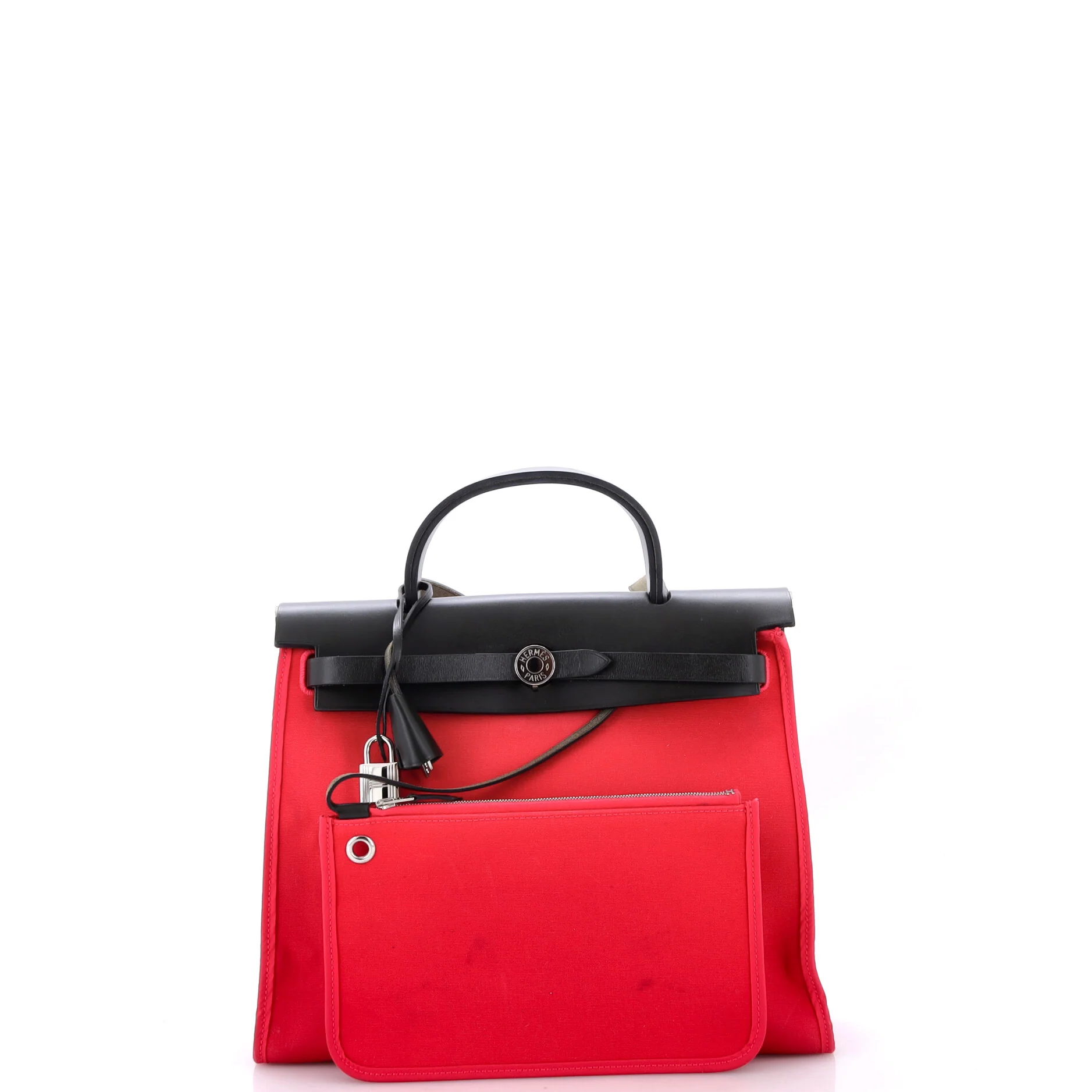 Herbag Zip Leather and Toile 31 - Image 2
