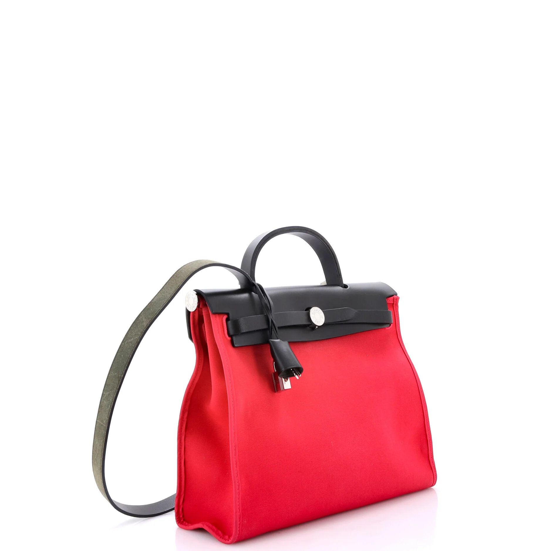 Herbag Zip Leather and Toile 31 - Image 3