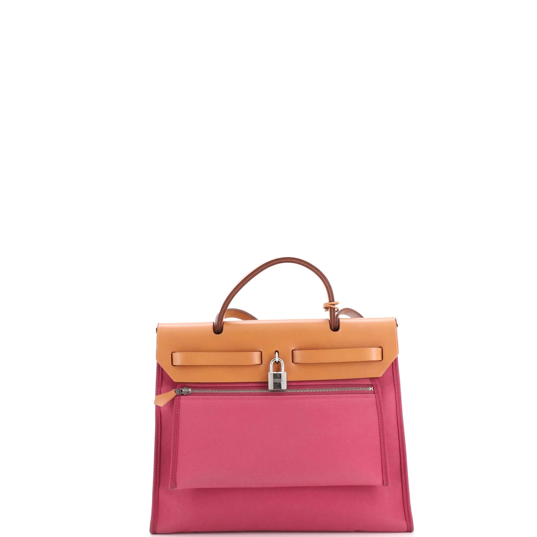 Herbag Zip Leather and Toile 31 - Image 4