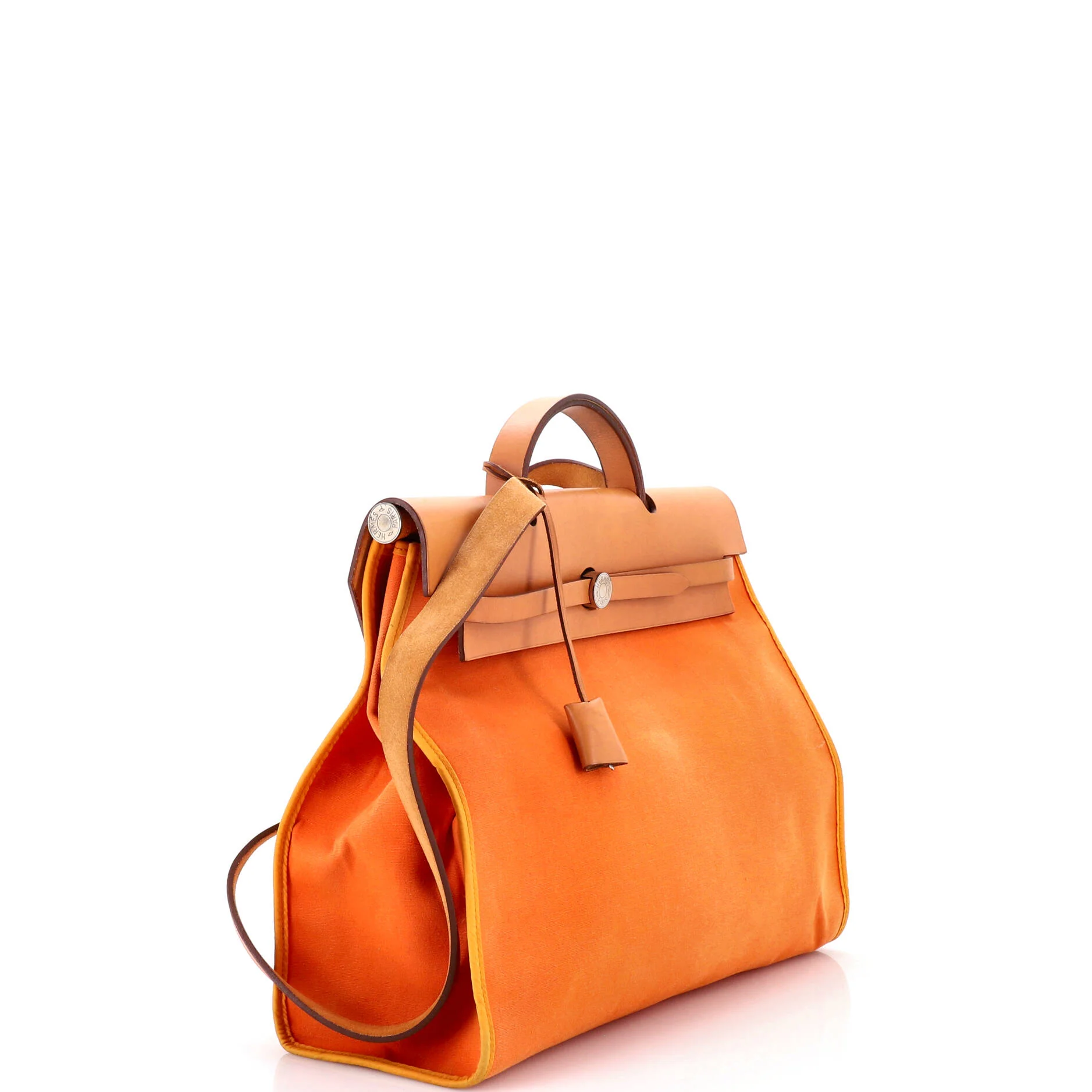 Herbag Zip Leather and Toile 39 - Image 2