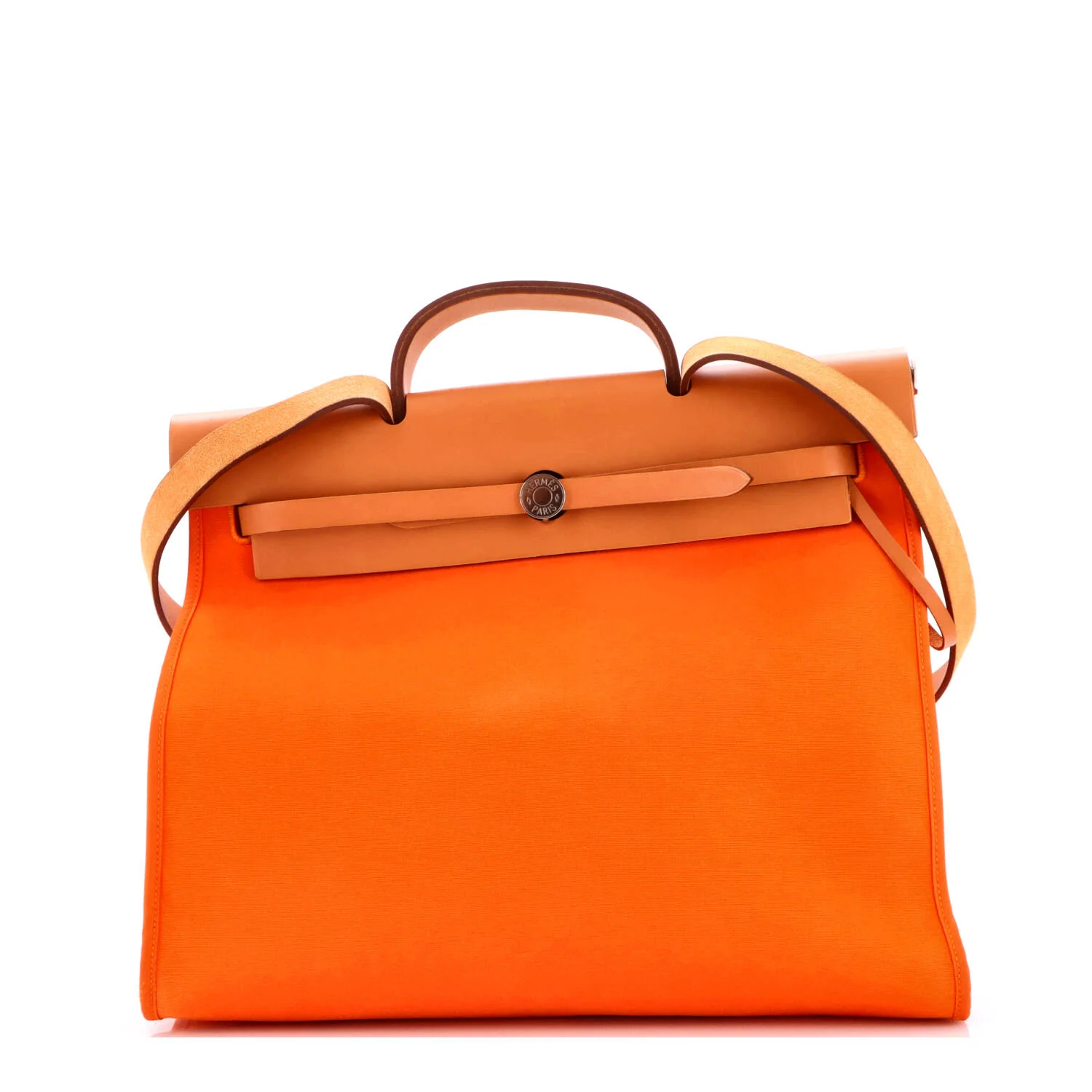Herbag Zip Leather and Toile 39