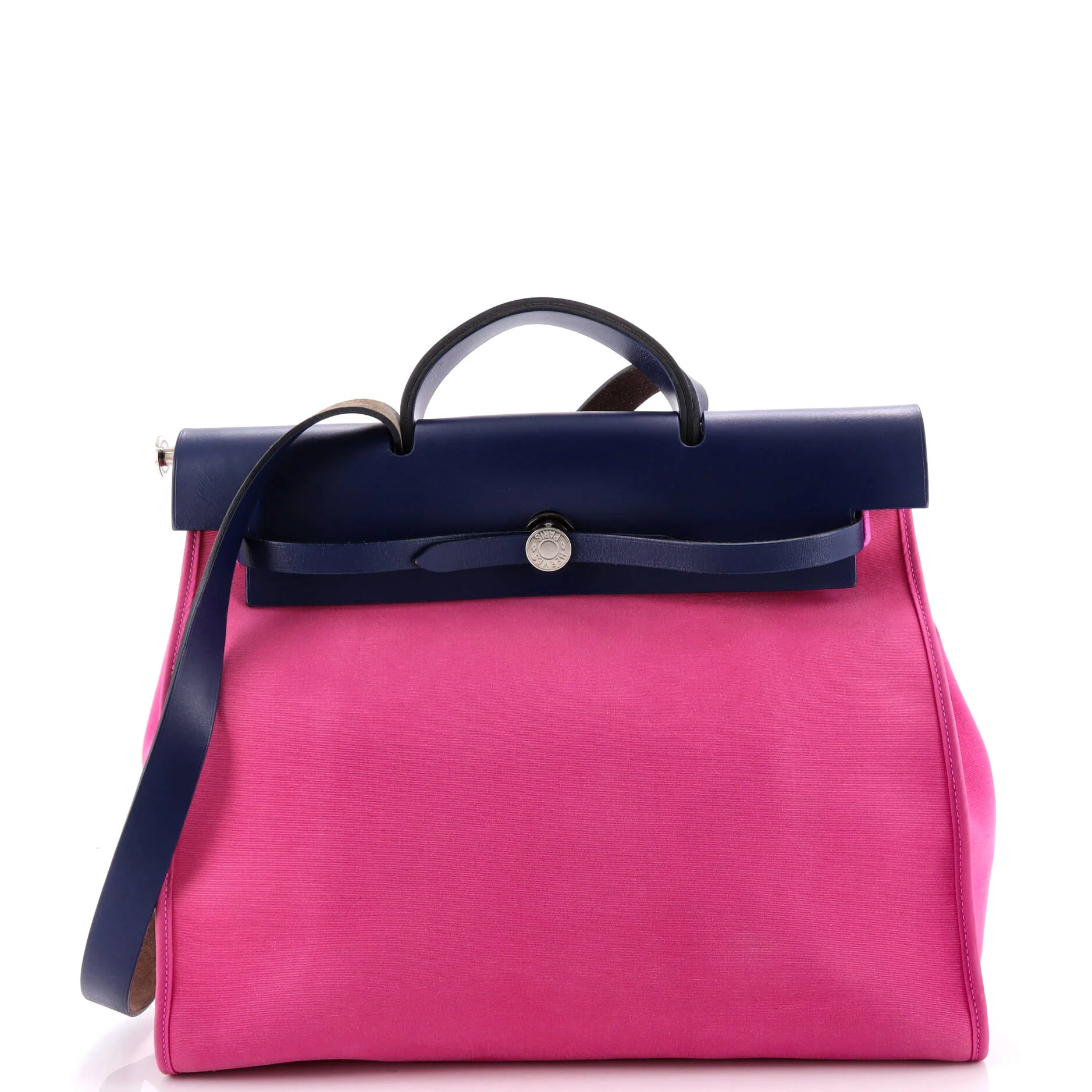 Herbag Zip Leather and Toile 39