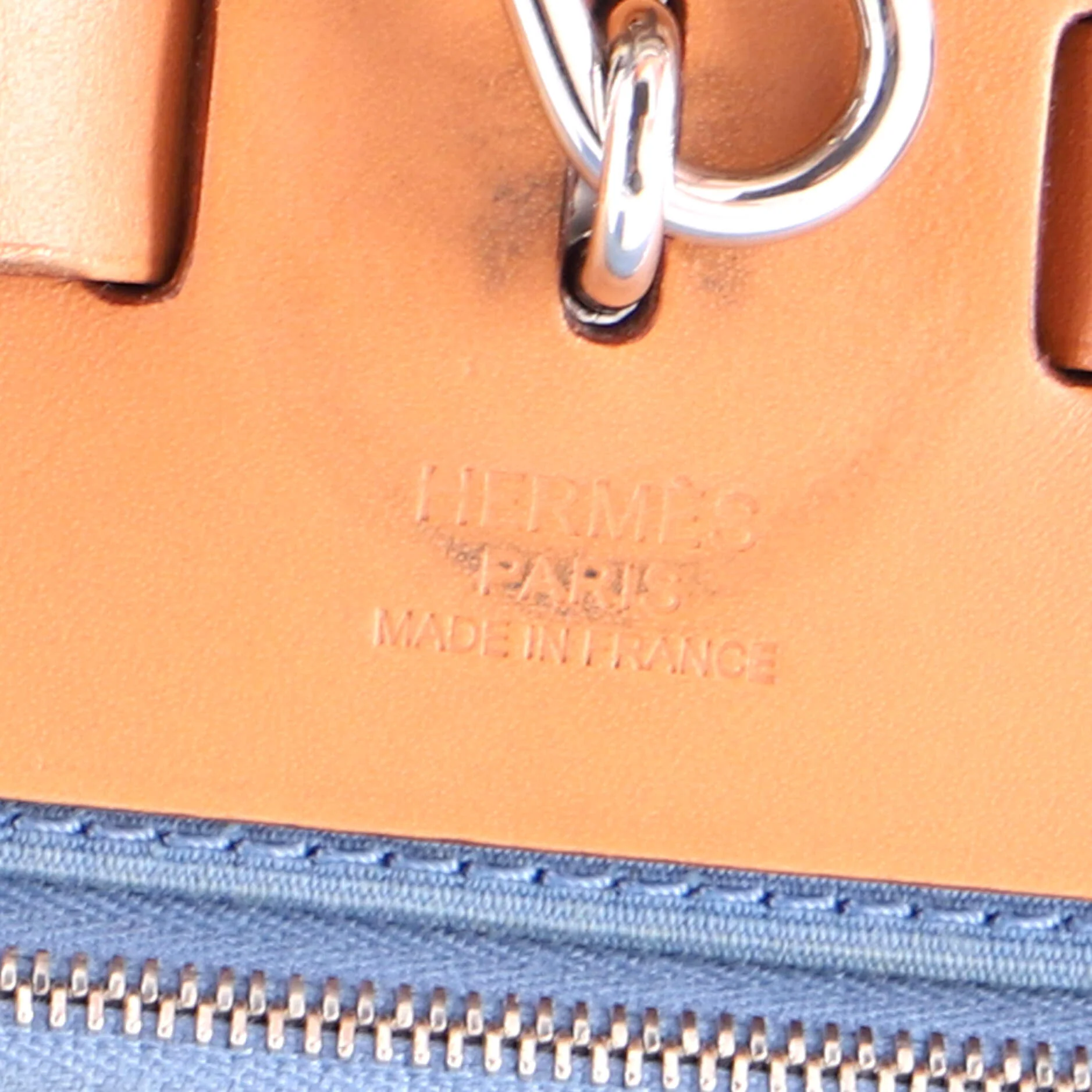 Herbag Zip Leather and Toile 39 - Image 8