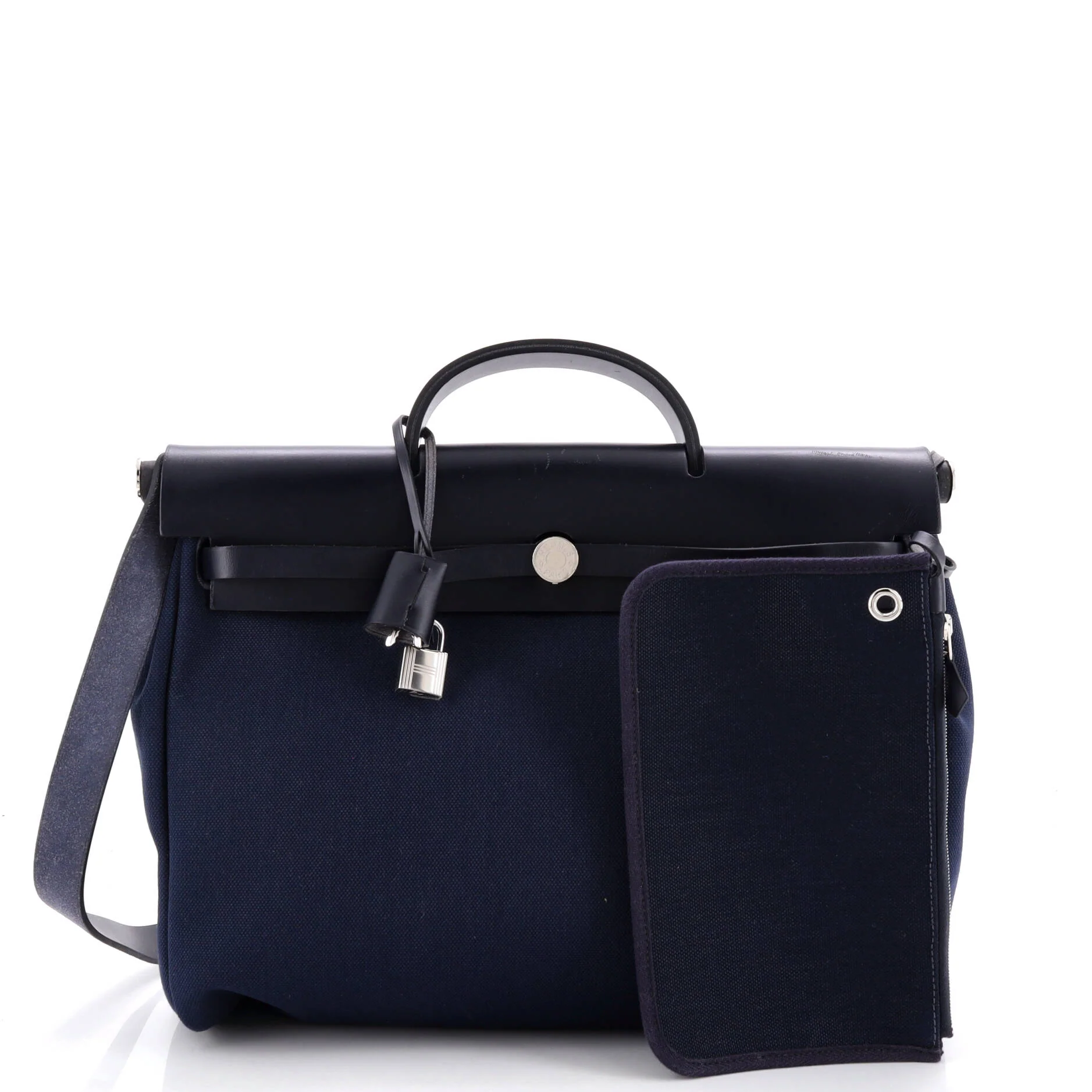 Herbag Zip Leather and Toile 39 - Image 2