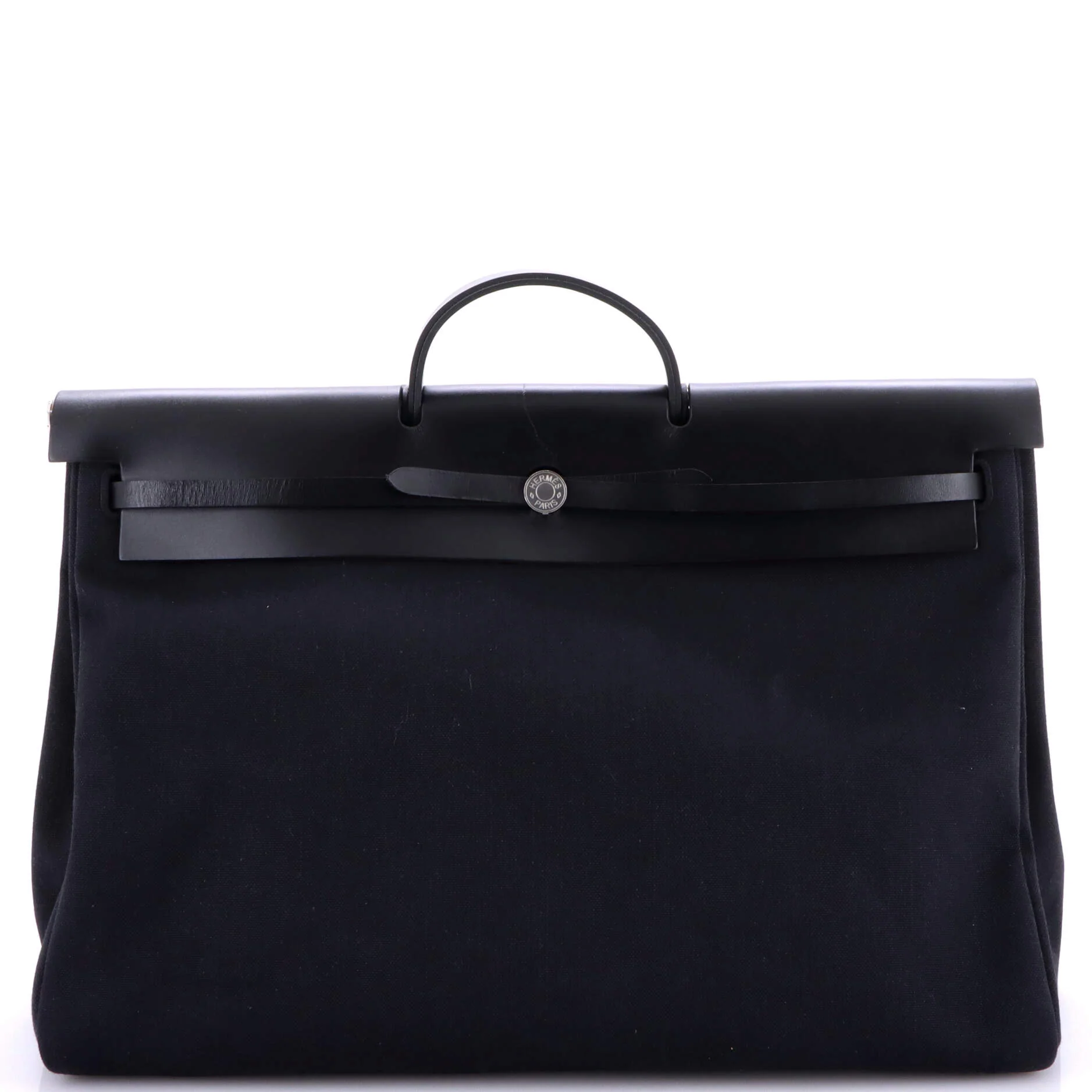 Herbag Zip Leather and Toile 50