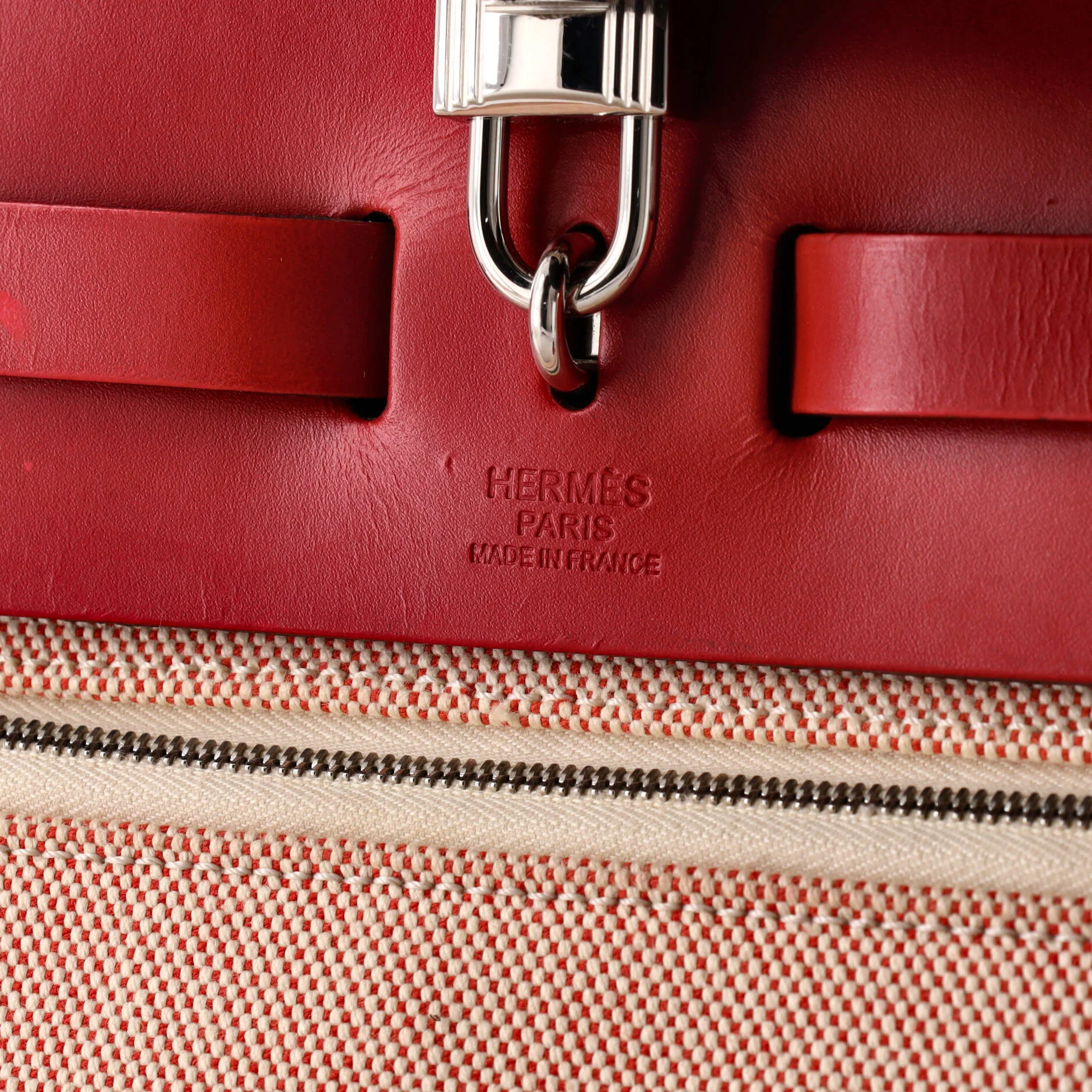 Herbag Zip Pegase Pop Toile and Leather 31 - Image 8