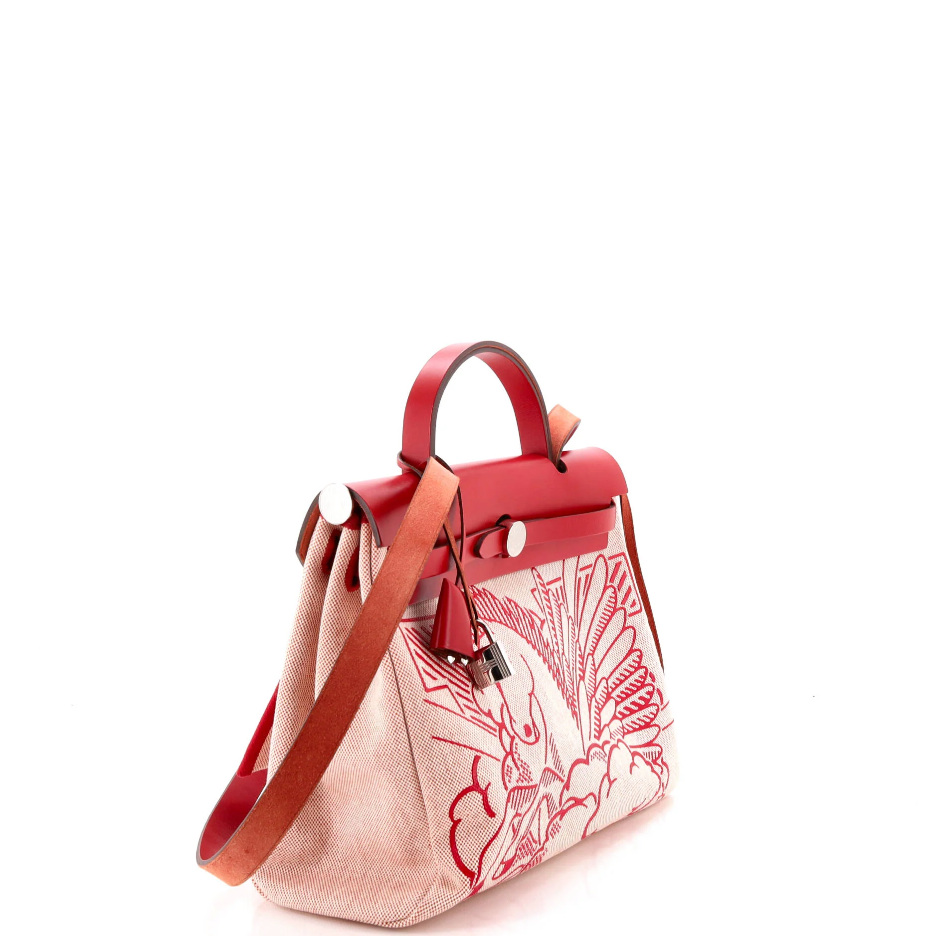 Herbag Zip Pegase Pop Toile and Leather 31 - Image 3