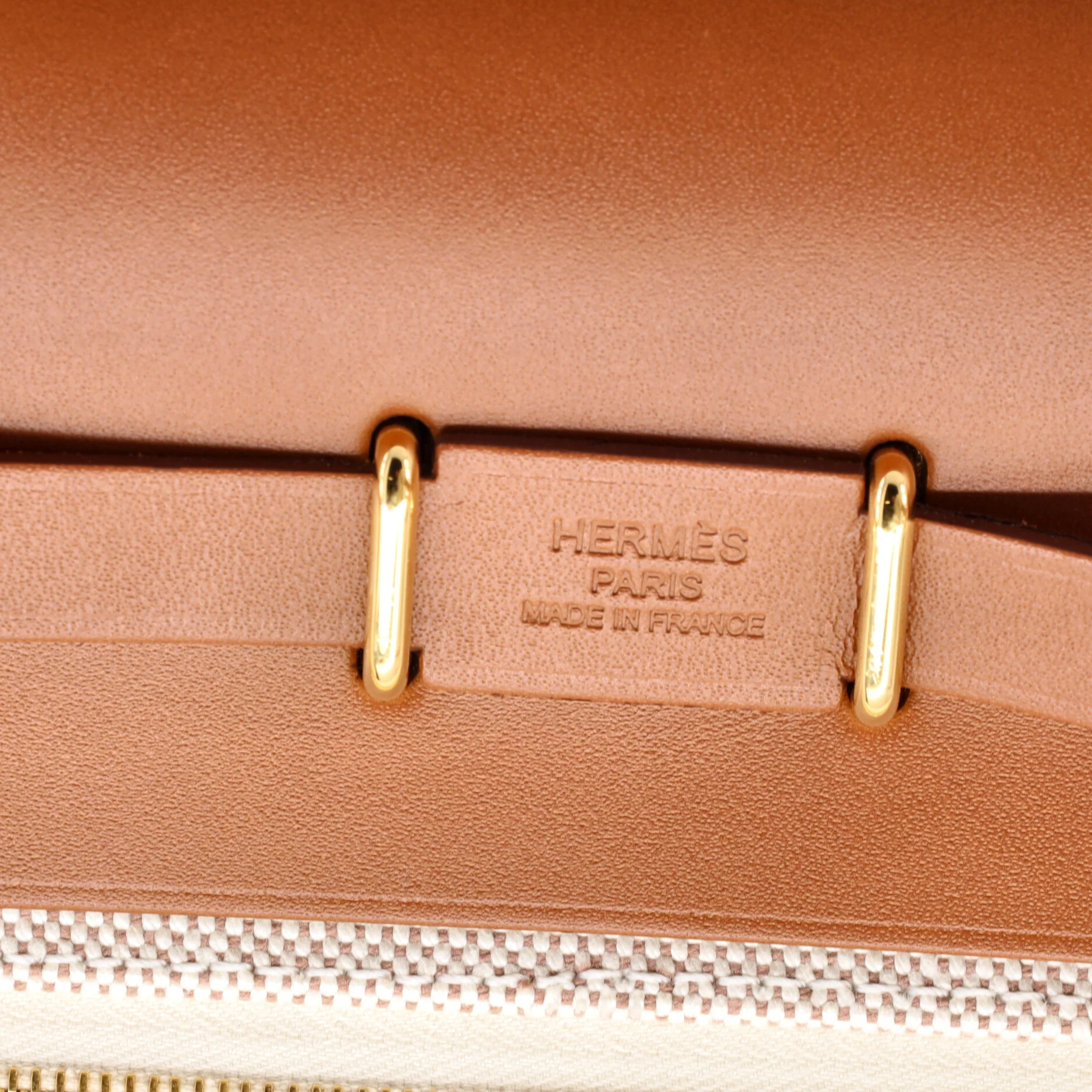 Herbag Zip Toile and Leather 20 - Image 6