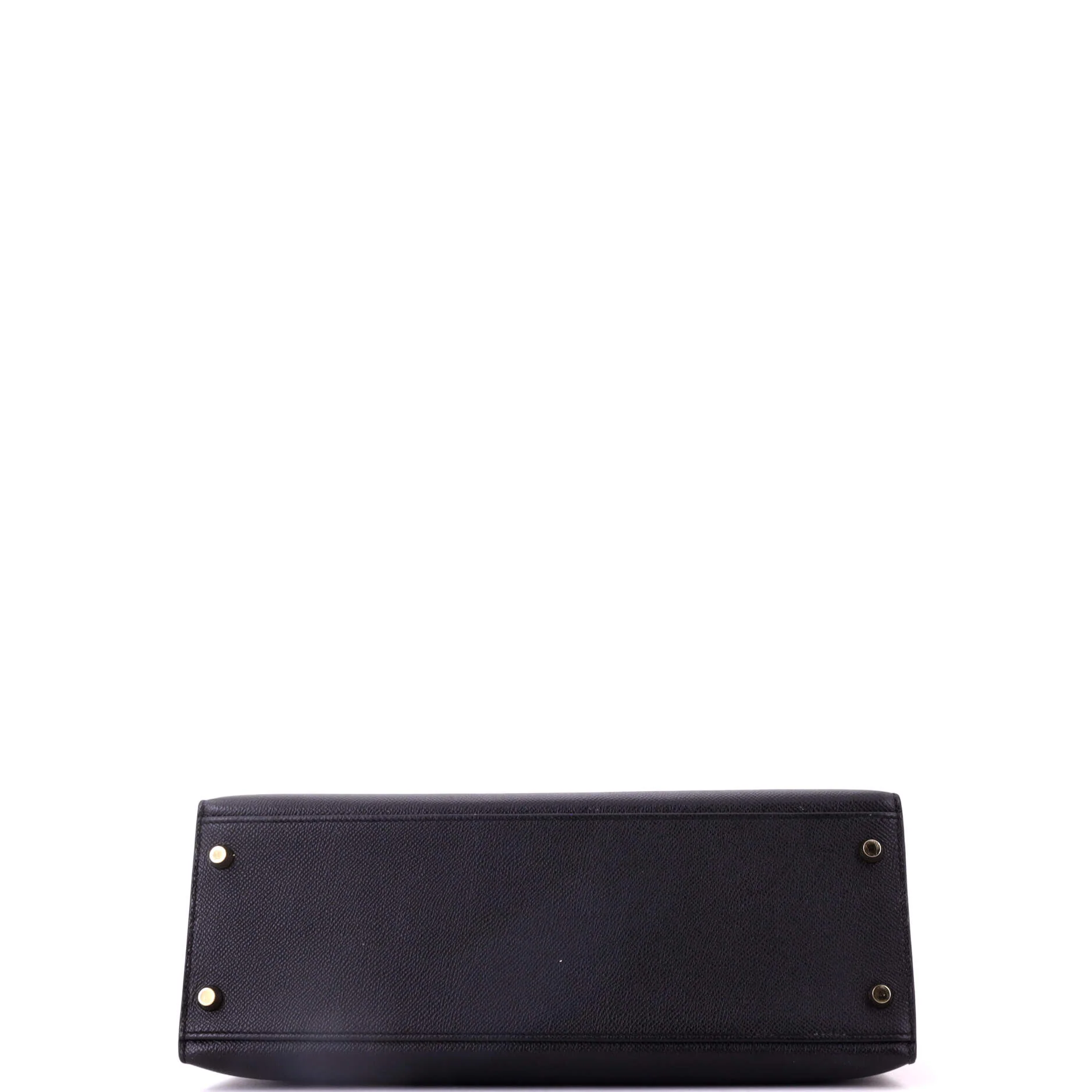 Kelly Handbag Noir Epsom with Gold Hardware 32 - Image 4