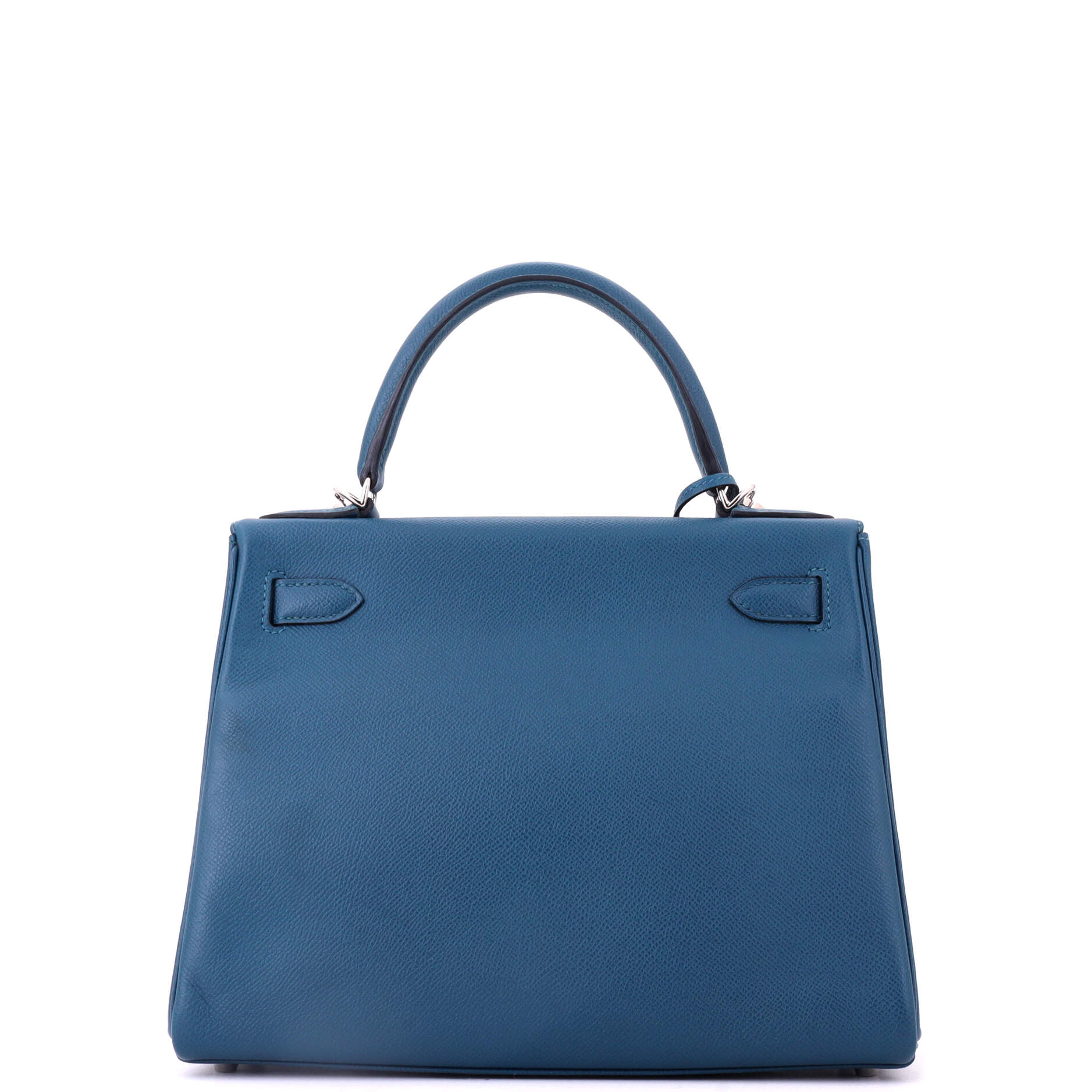 Kelly Handbag Colvert Epsom with Palladium Hardware 28 - Image 4