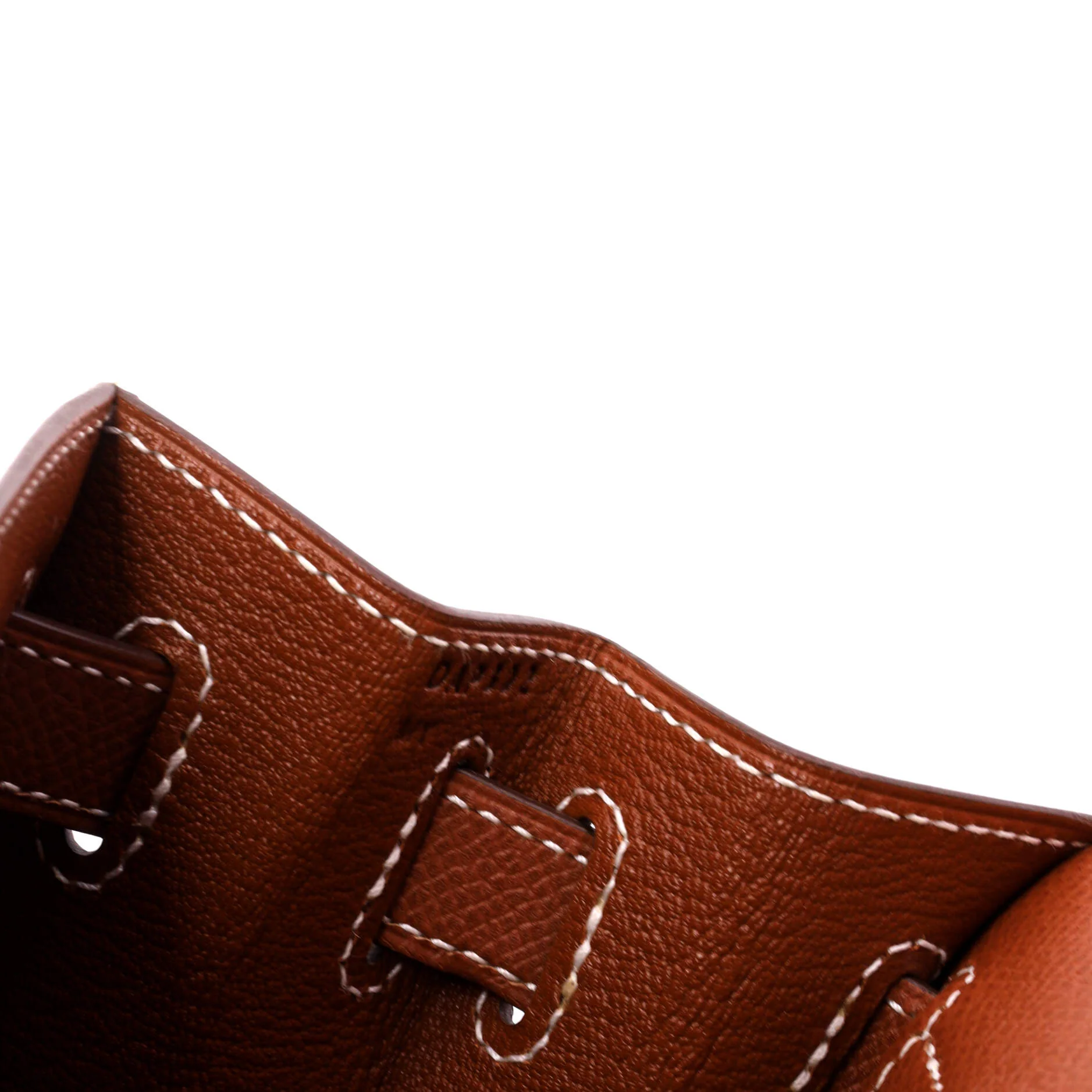 Kelly Handbag Sienne Epsom with Palladium Hardware 28 - Image 8