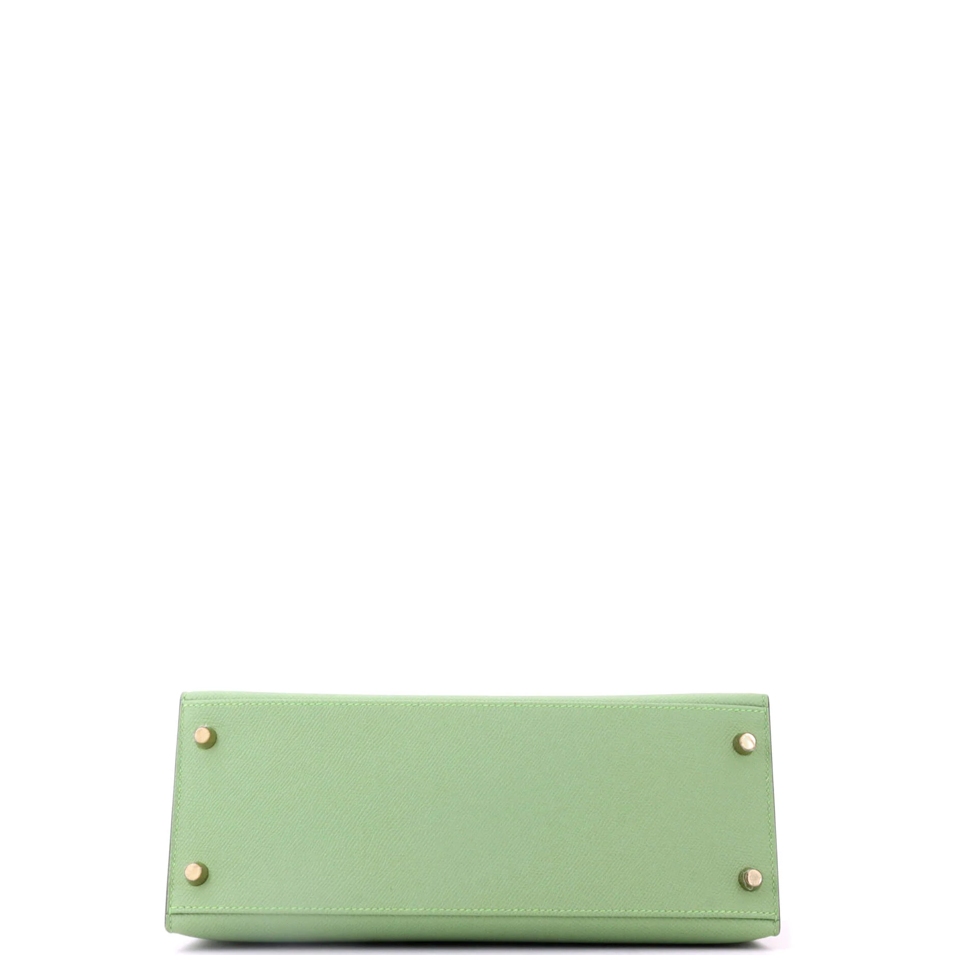 Kelly Handbag Vert Criquet Epsom with Gold Hardware 28 - Image 5