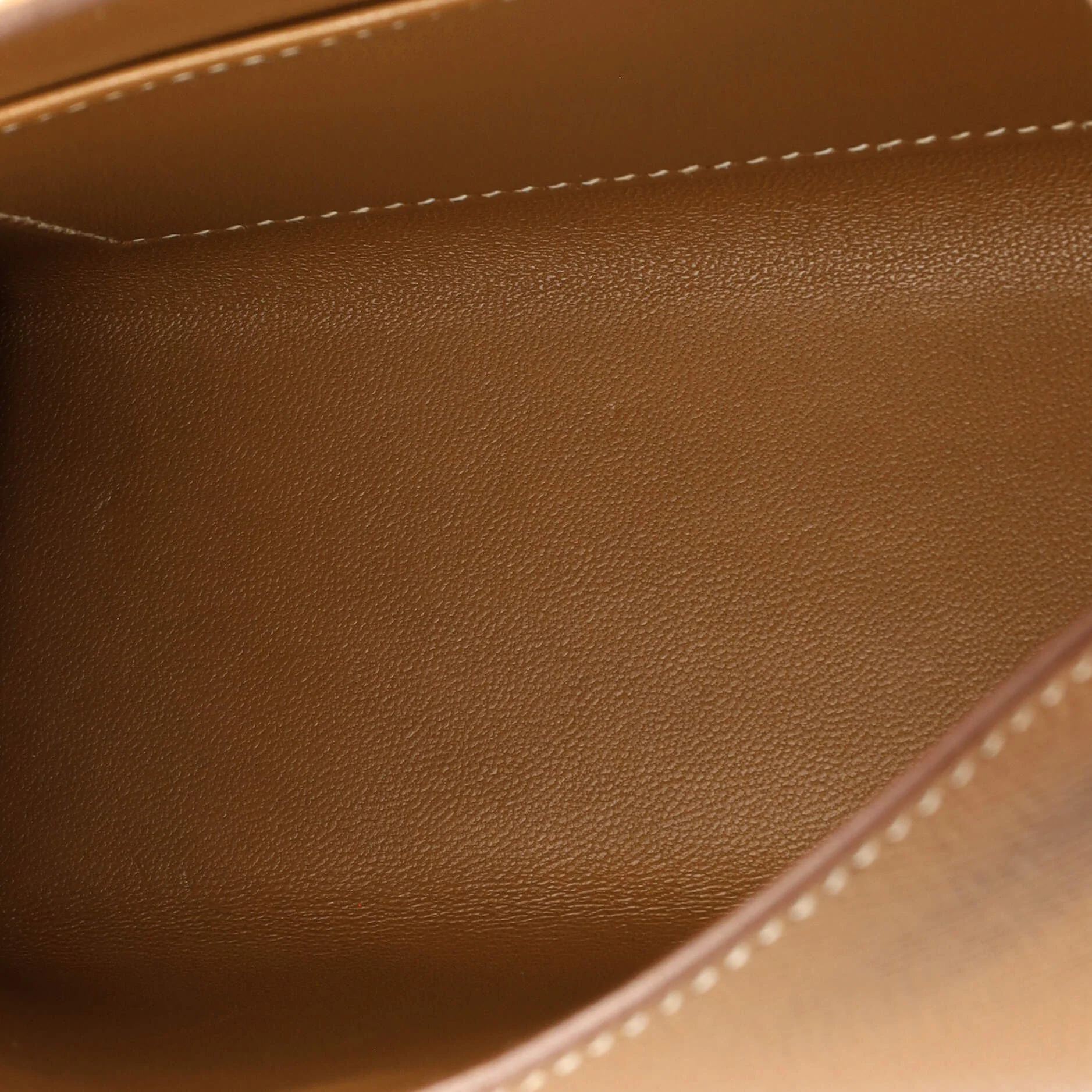 Kelly Mini II Bag Gold Epsom with Palladium Hardware 20 - Image 6