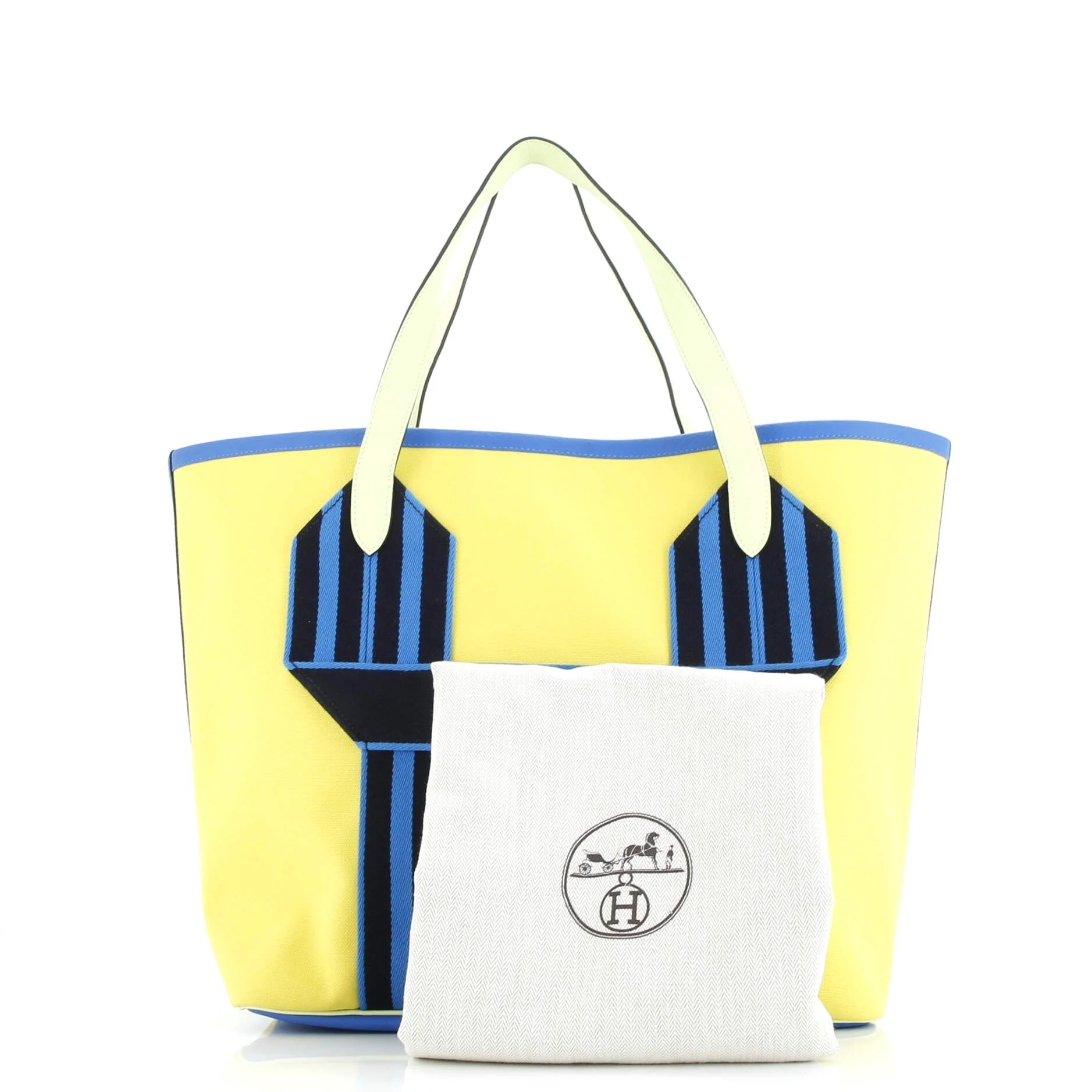 Pursangle Tote Canvas with Leather - Image 2