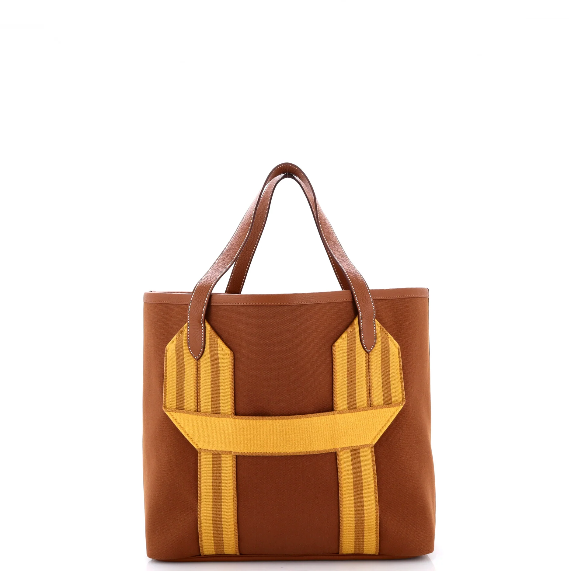 Pursangle Tote Canvas with Leather - Image 3