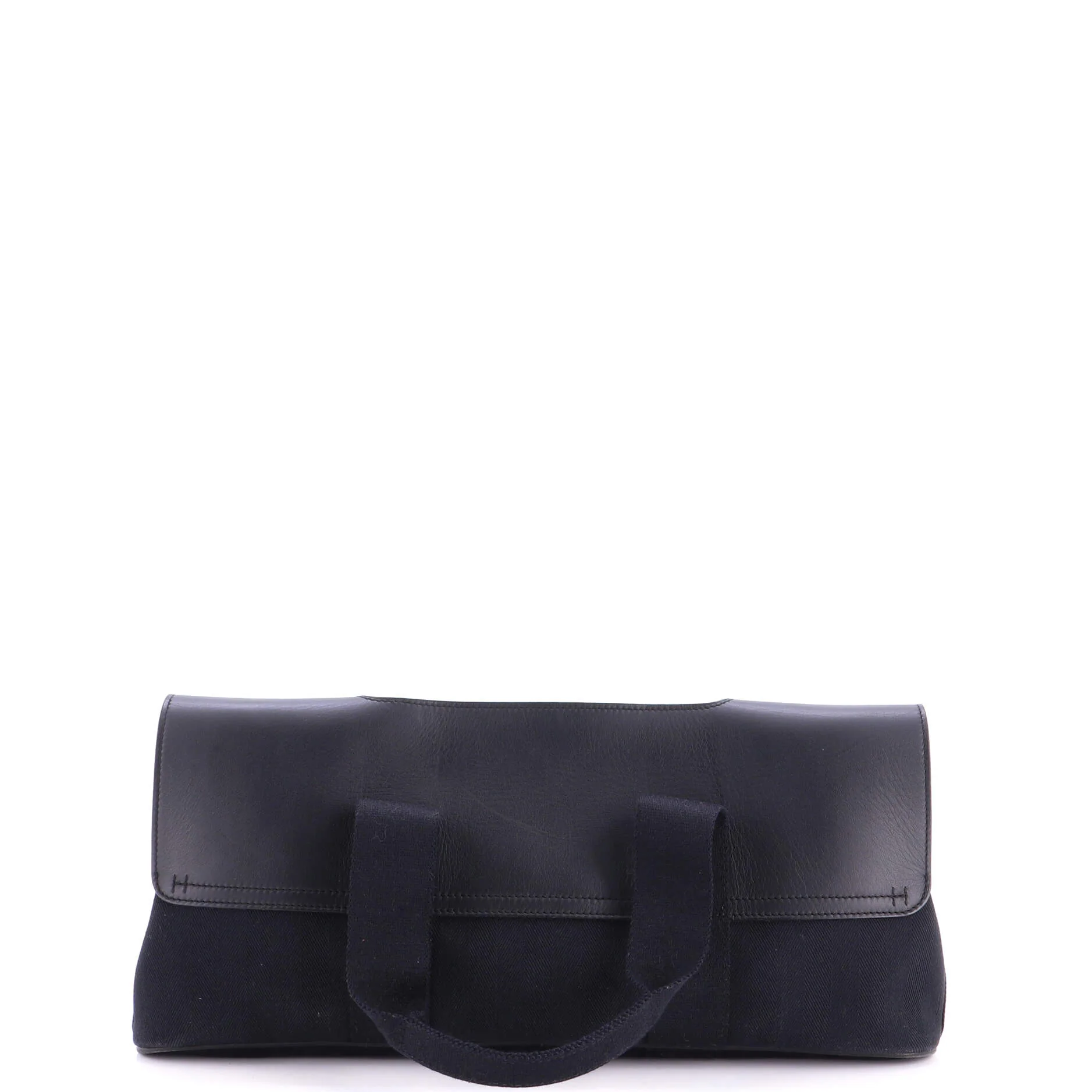 Valparaiso East West Bag Toile and Leather PM