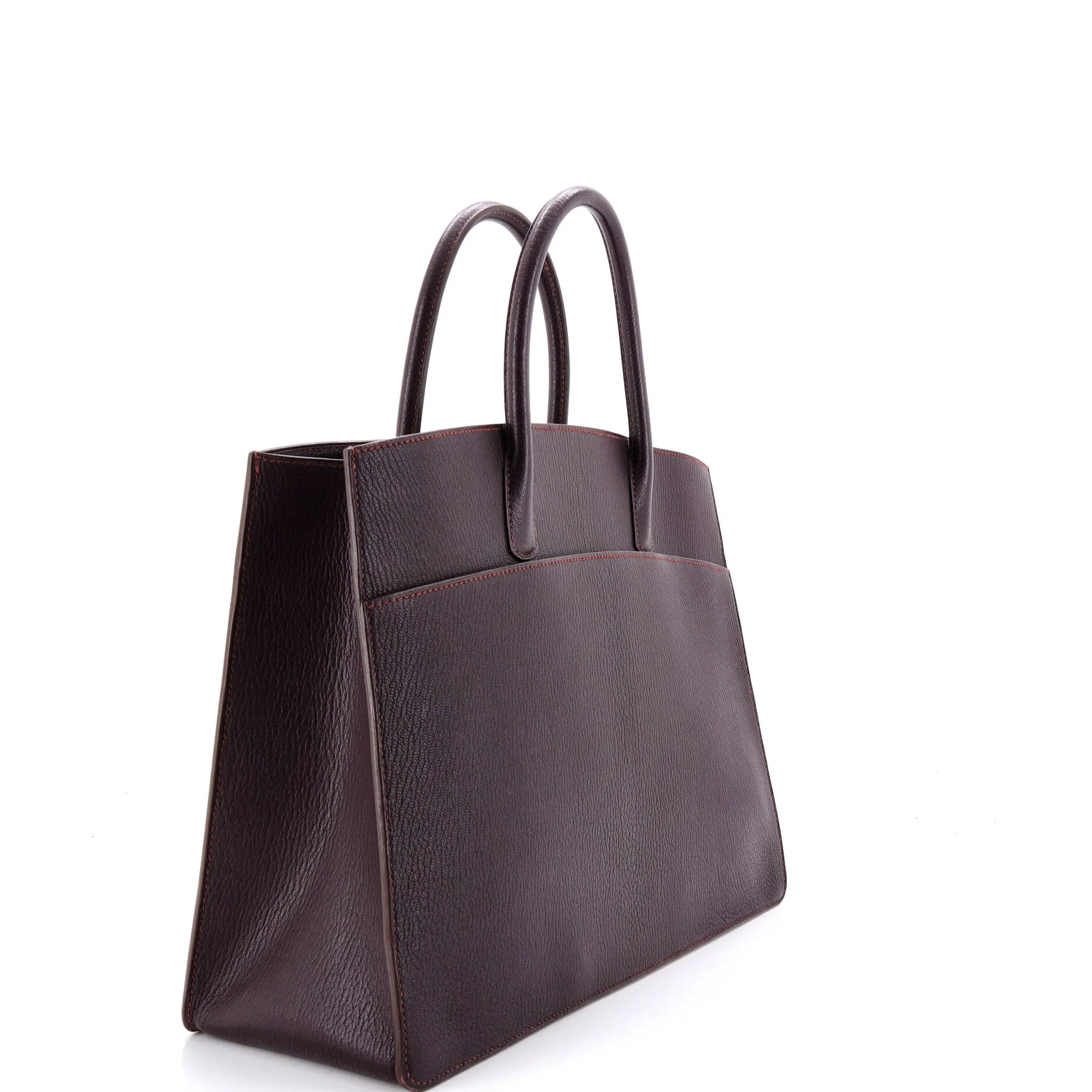 White Bus Bag Leather 39 - Image 2