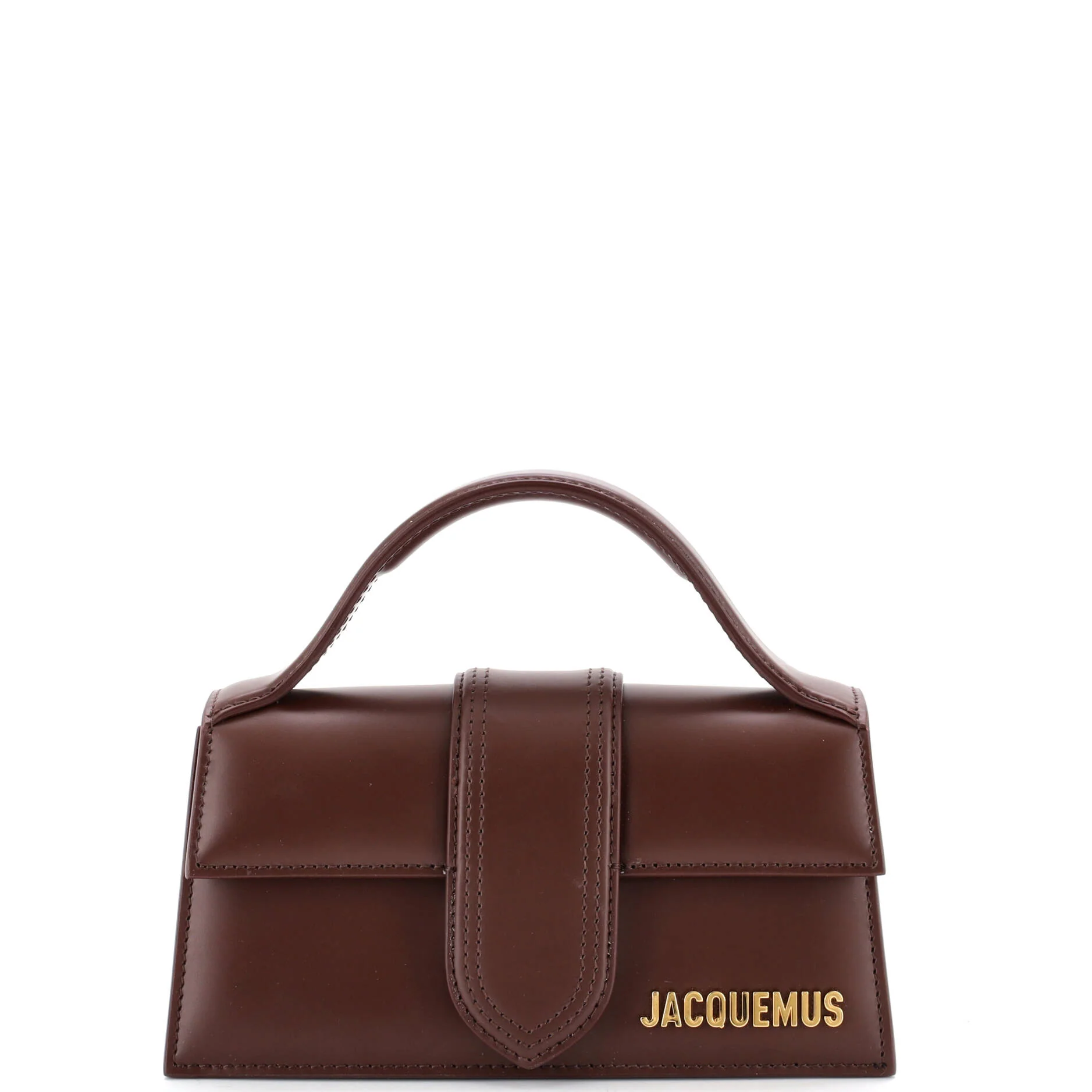 Le Bambino Top Handle Flap Bag Leather
