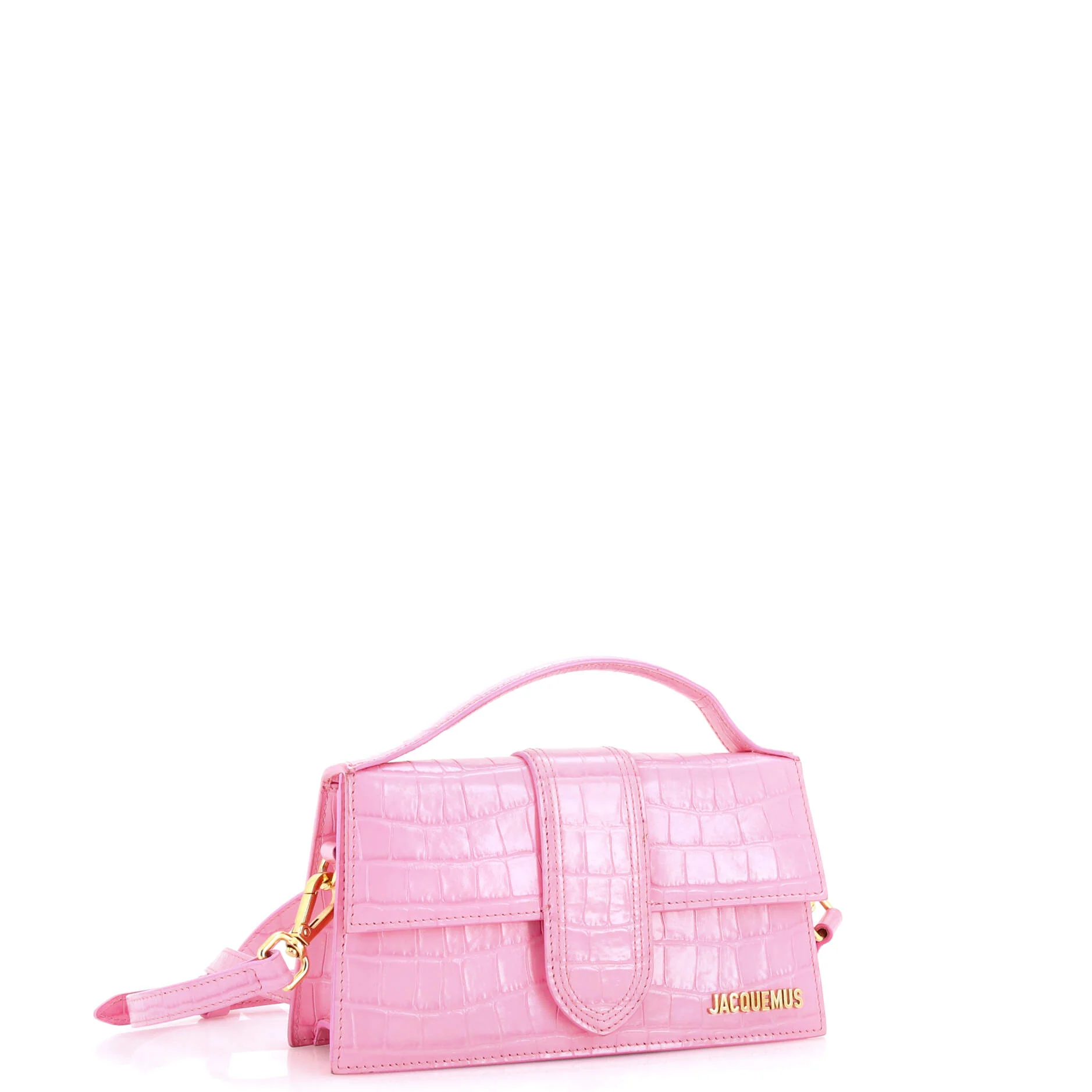 Le Grand Bambino Flap Bag Crocodile Embossed Leather - Image 2