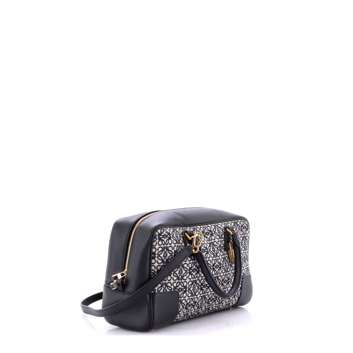 Amazona Bag Leather and Jacquard Canvas 28 - Image 2