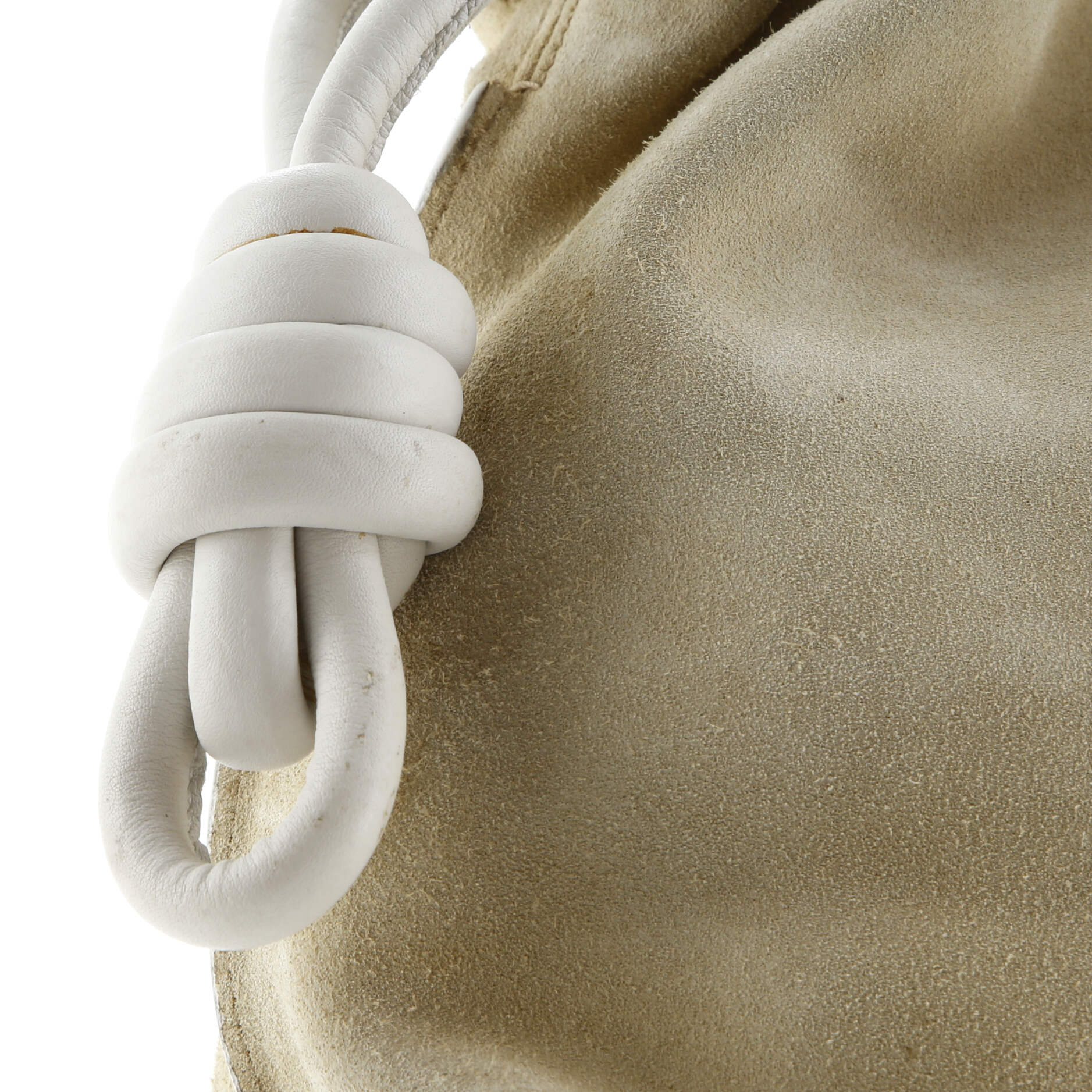 Flamenco Knot Bag Suede Small - Image 7