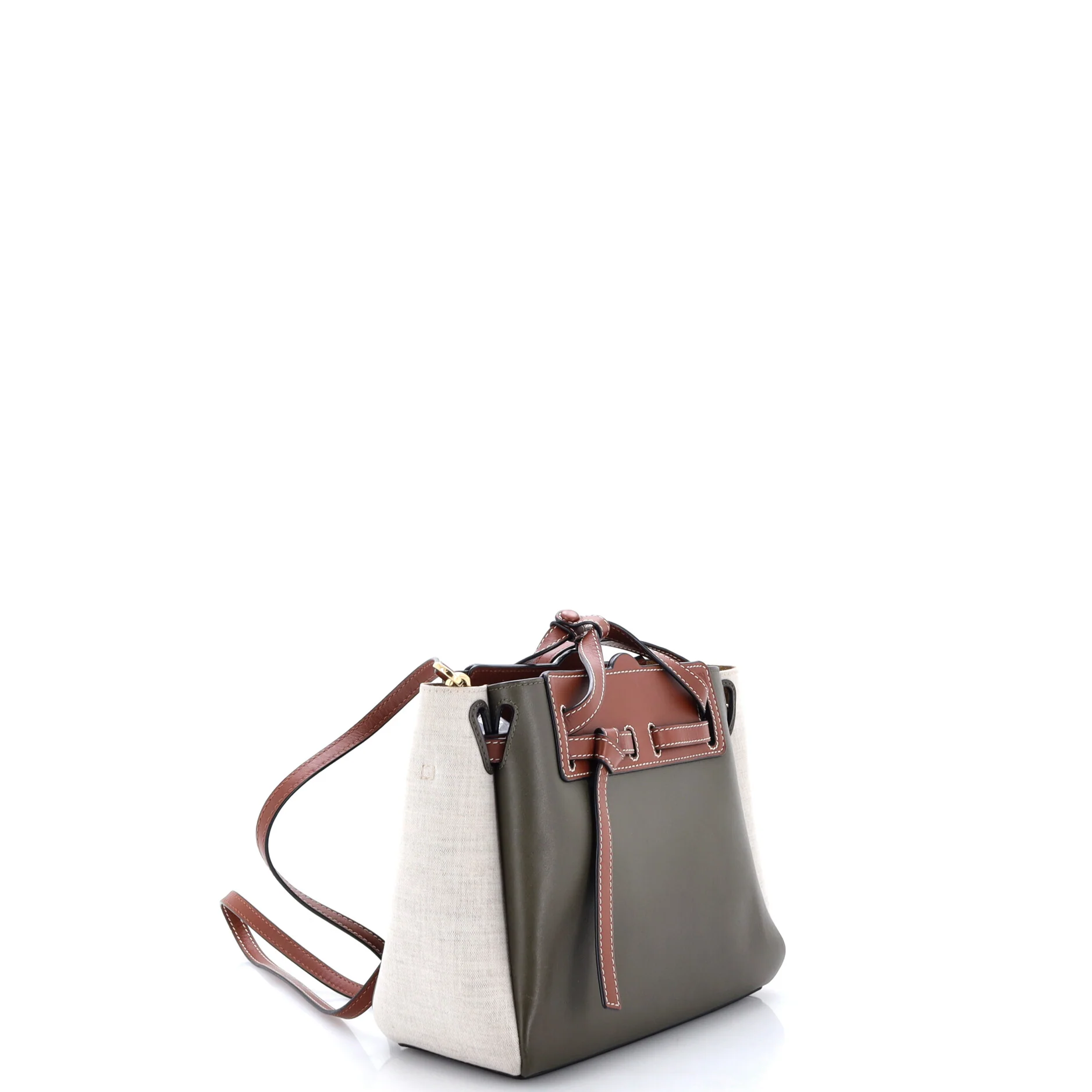 Lazo Bag Leather with Canvas Mini - Image 2